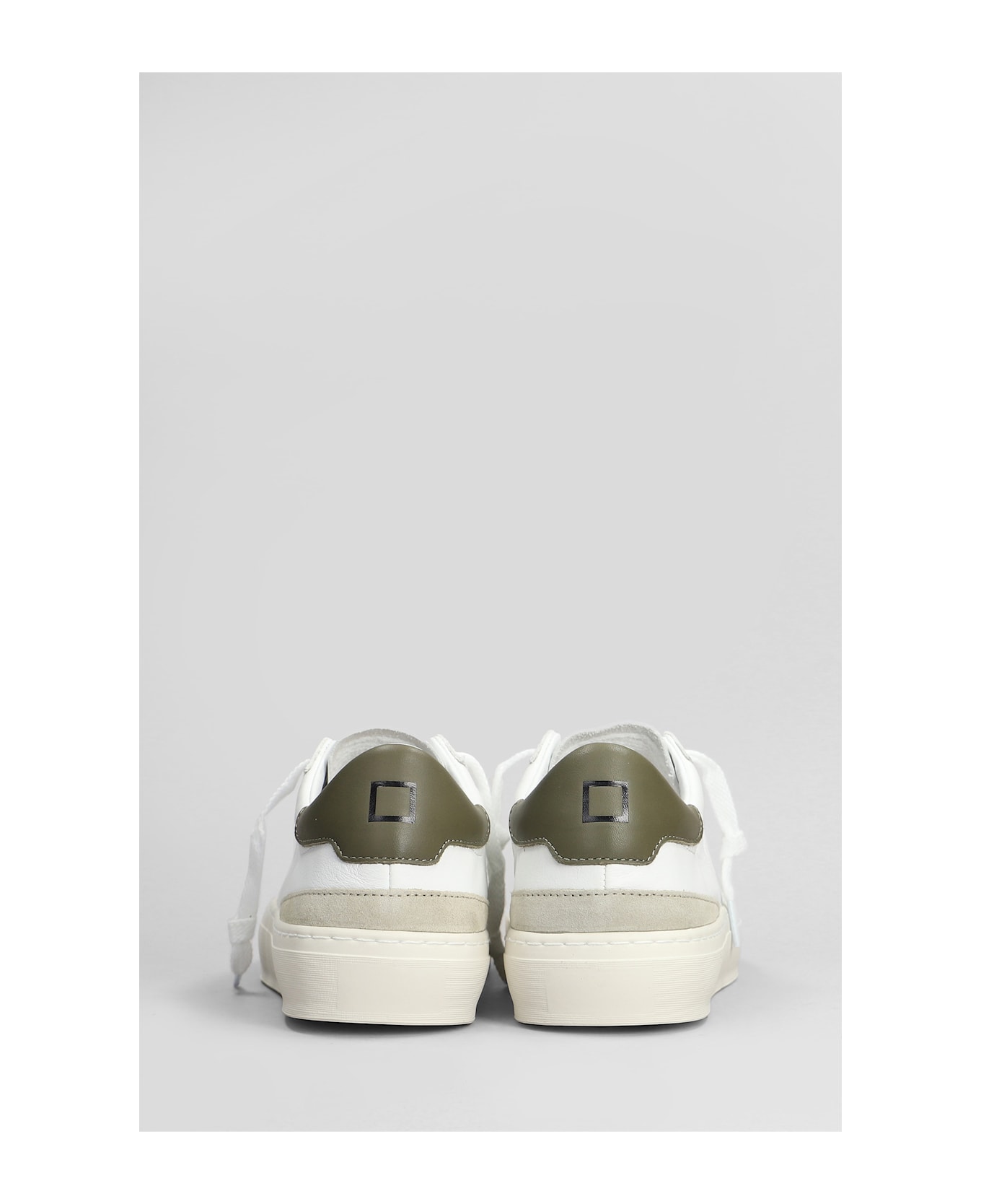 D.A.T.E. Sonica Sneakers In White Leather - white