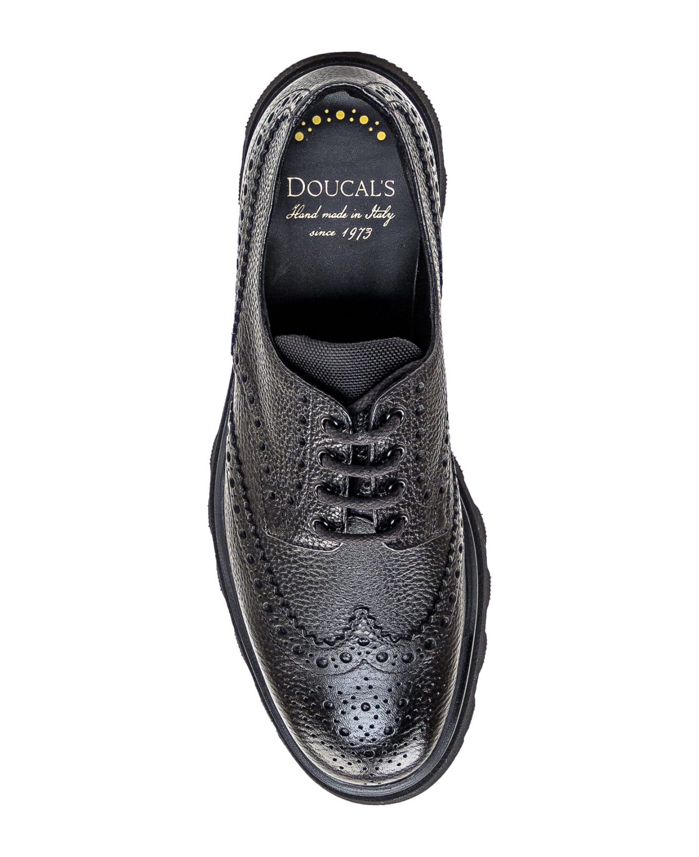 Doucal's Lace-up Shoe - Black