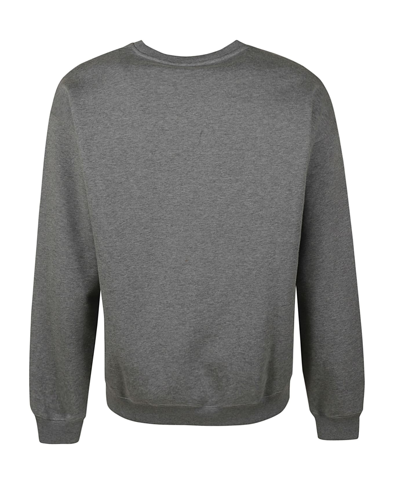 Versace Logo Patched Sweatshirt - Grey