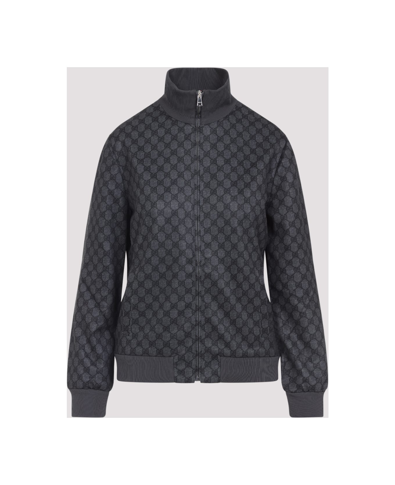 Gucci Gg Fullzip Sweatshirt - Black
