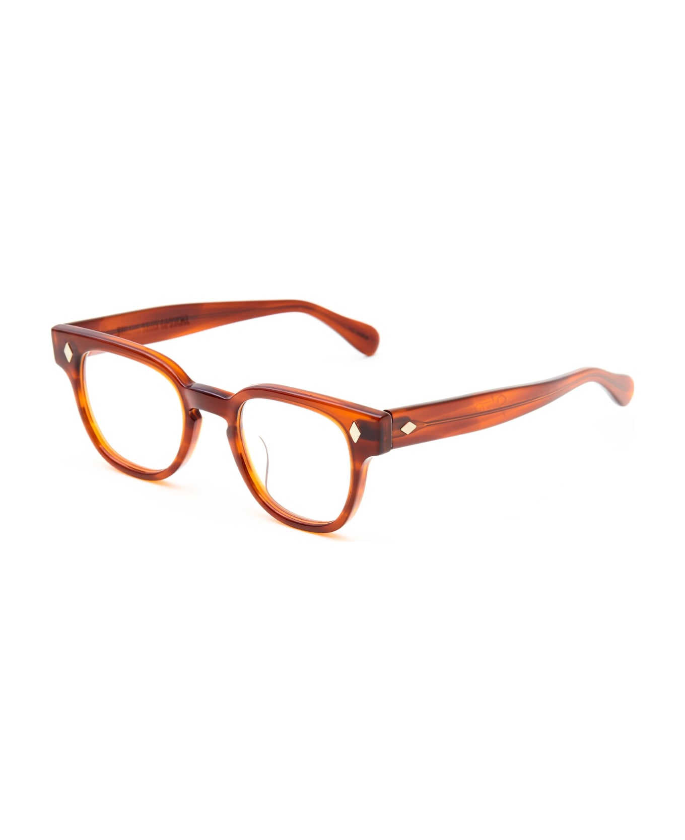 Julius Tart Optical Bryan 46x22 - Demi Amber Rx Glasses - brown