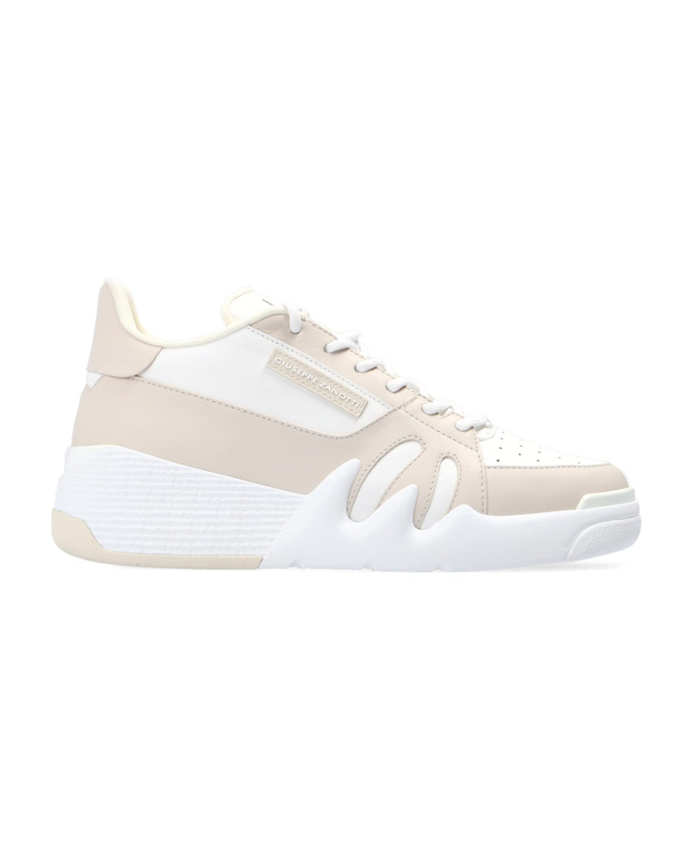 Giuseppe Zanotti Talon Leather Sneakers - White