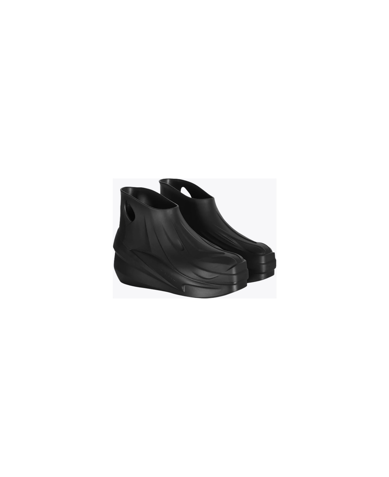 1017 ALYX 9SM Mono Boot Black rubber boot - Mono boot - Nero