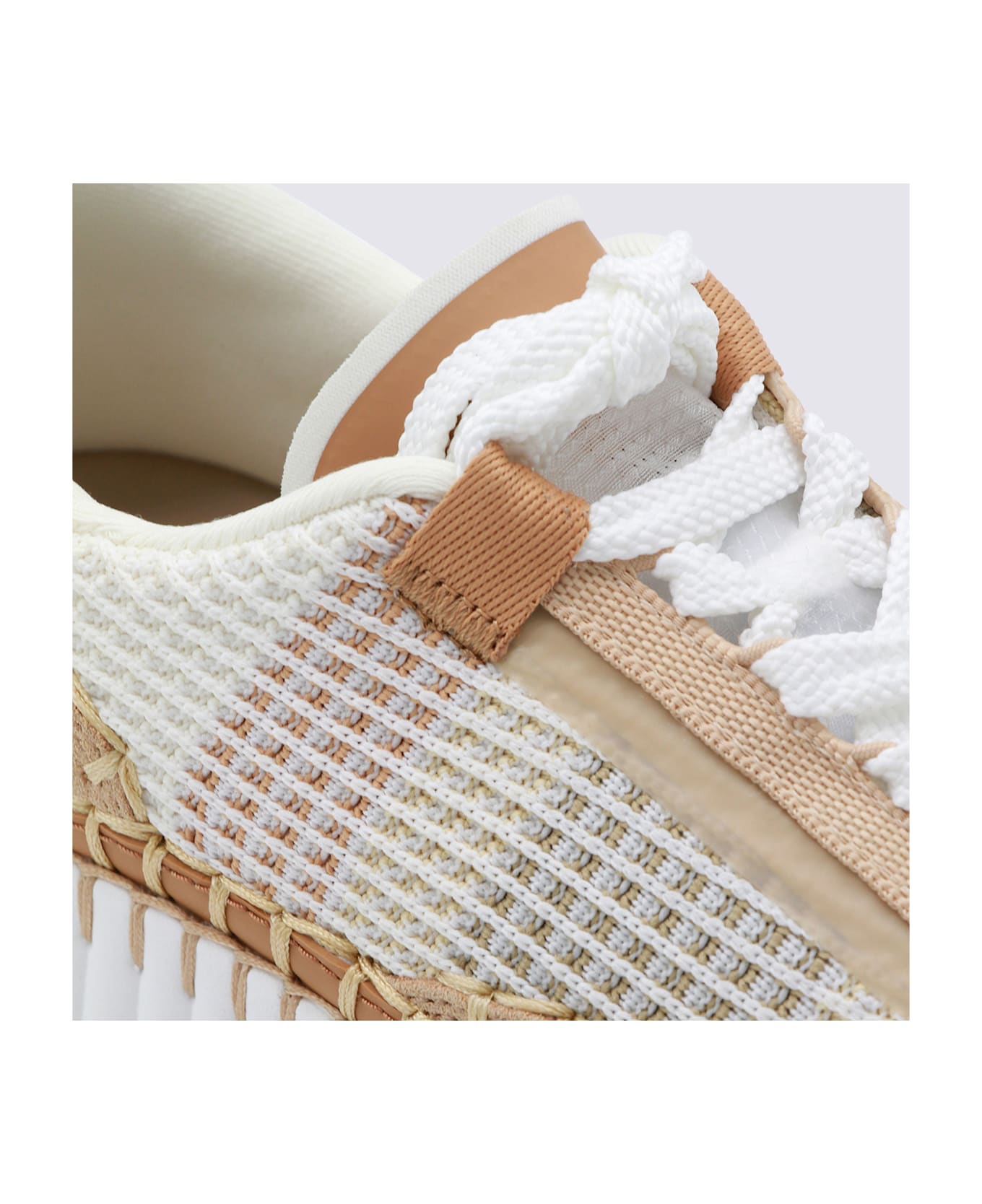 Chloé Cinnamon Brown Sneakers - Beige