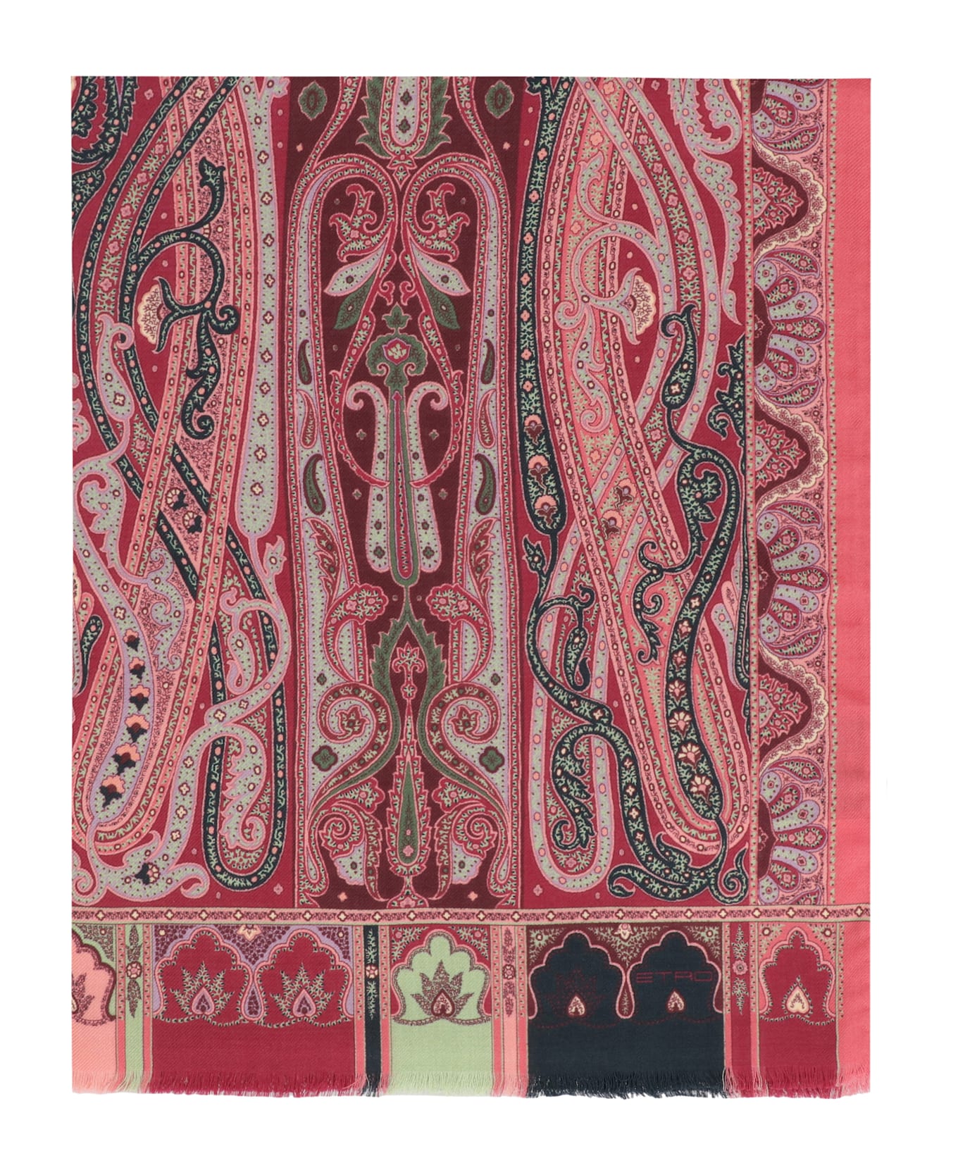 Etro Wool And Silk Scarf - Multicolor