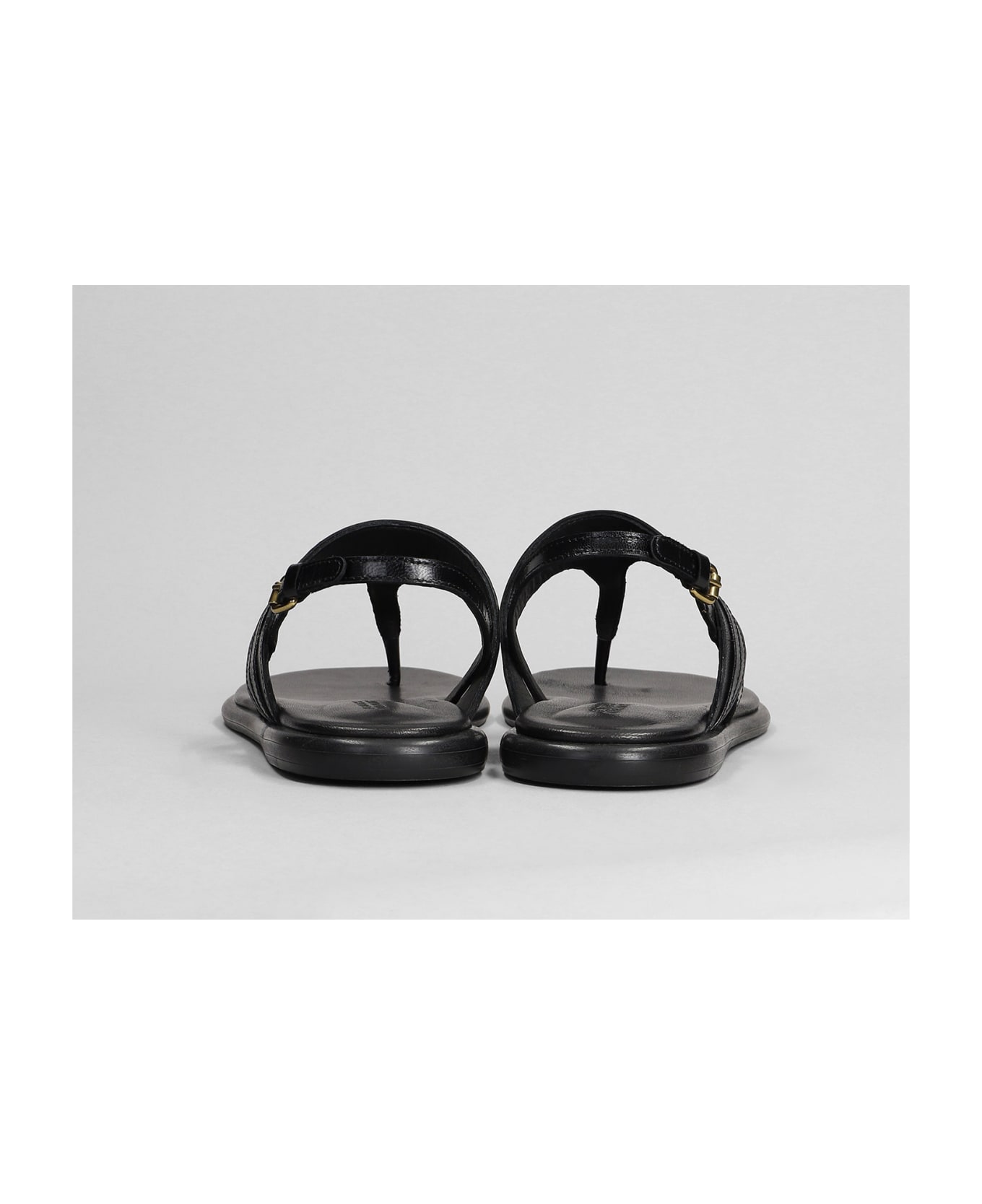 Isabel Marant Nya Thong Sandals - BLACK