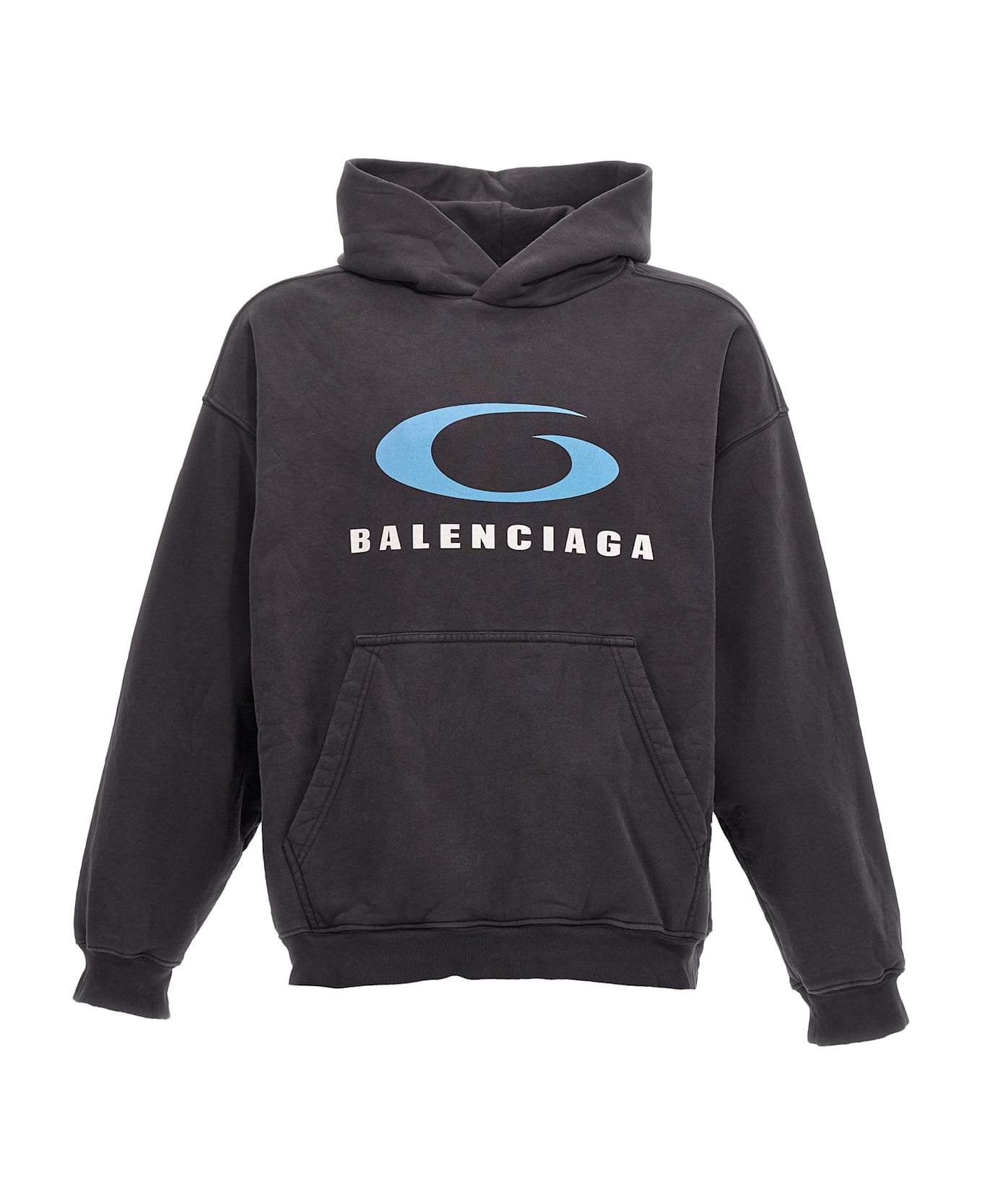 Balenciaga 'loop Sports Icon' Hoodie - Black  