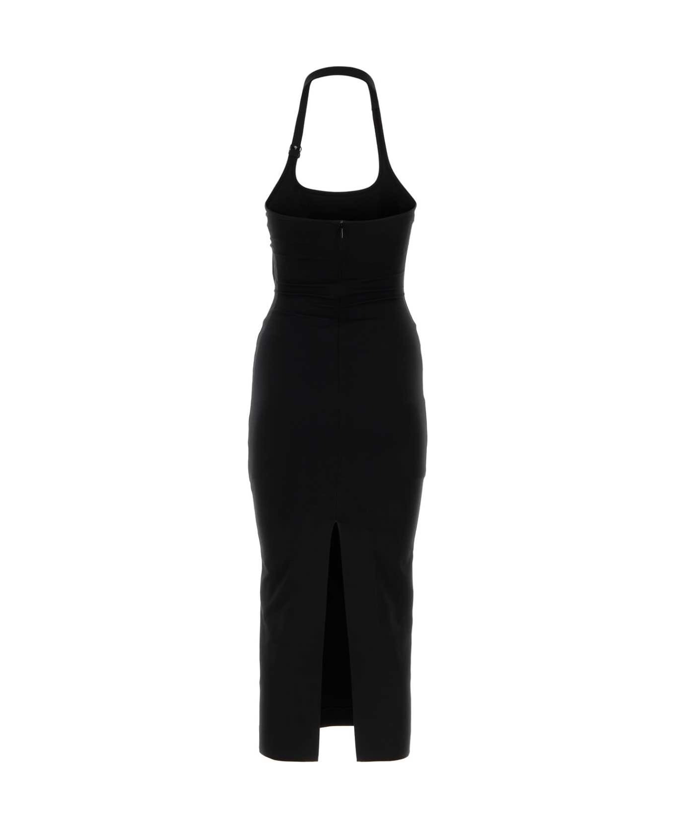 The Attico Black Jersey Dress - 100