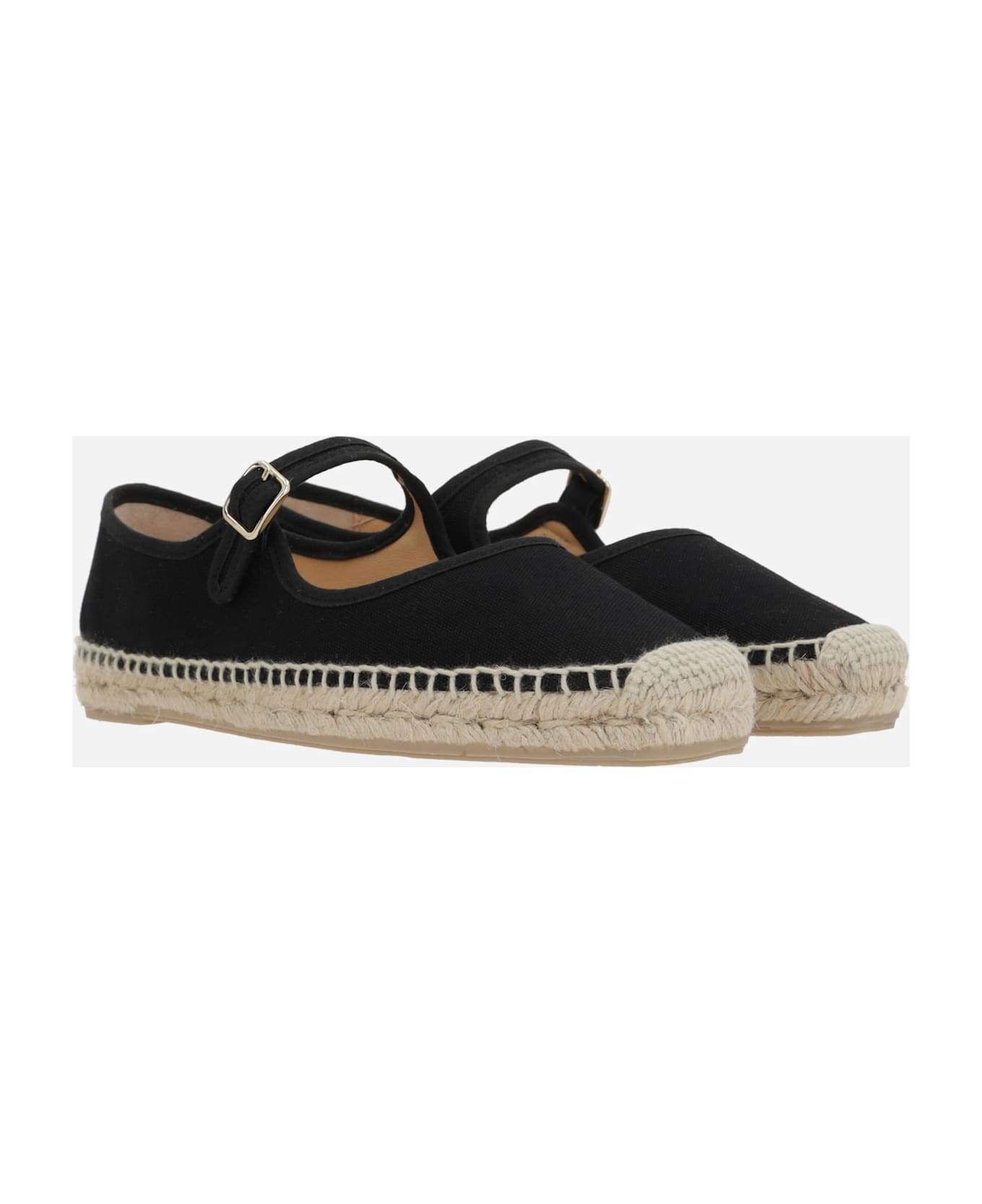 Castañer Padua/001 Espadrilles In Canvas - Black