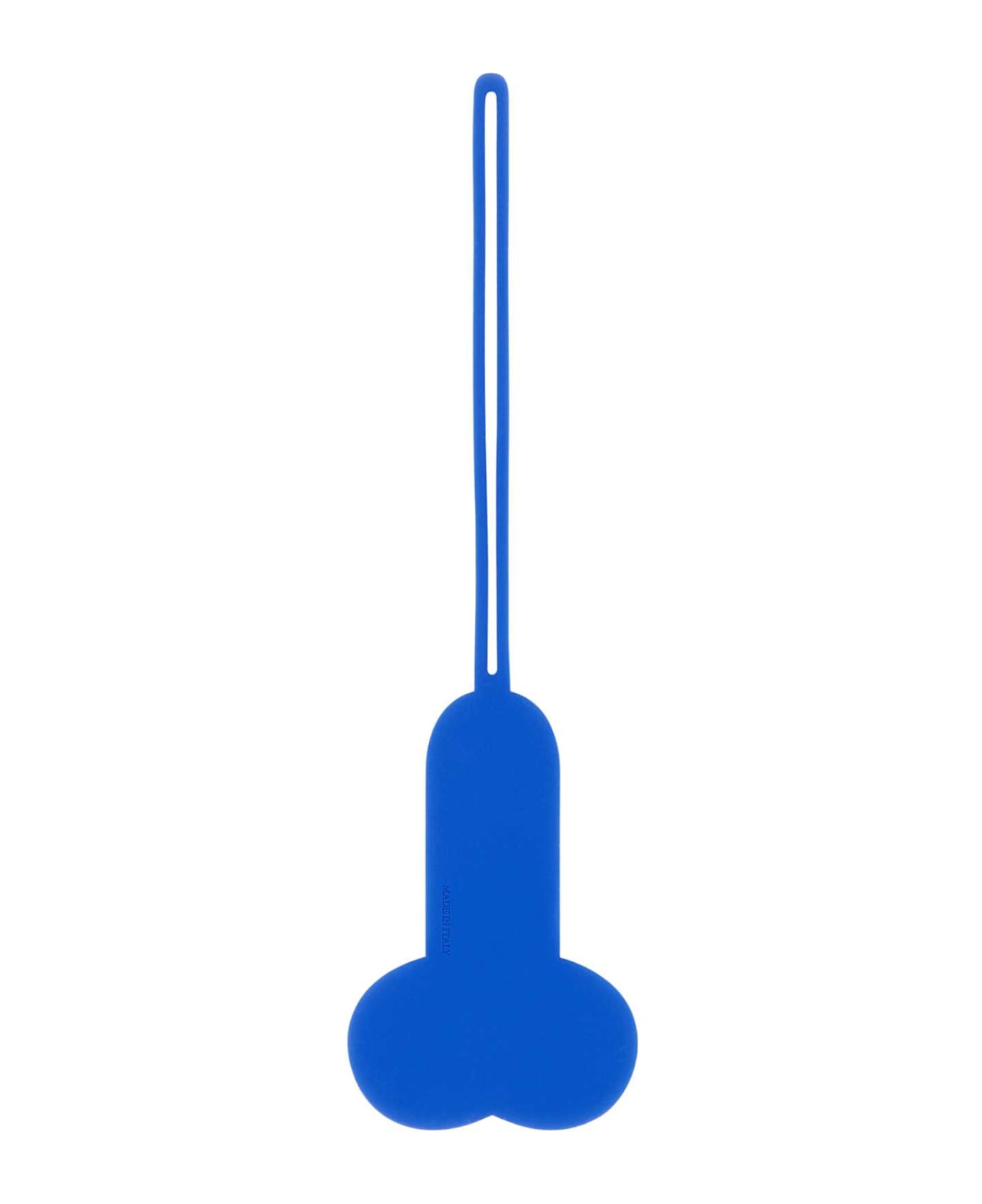J.W. Anderson Blue Rubber Penis Key Ring - SKYBLUE