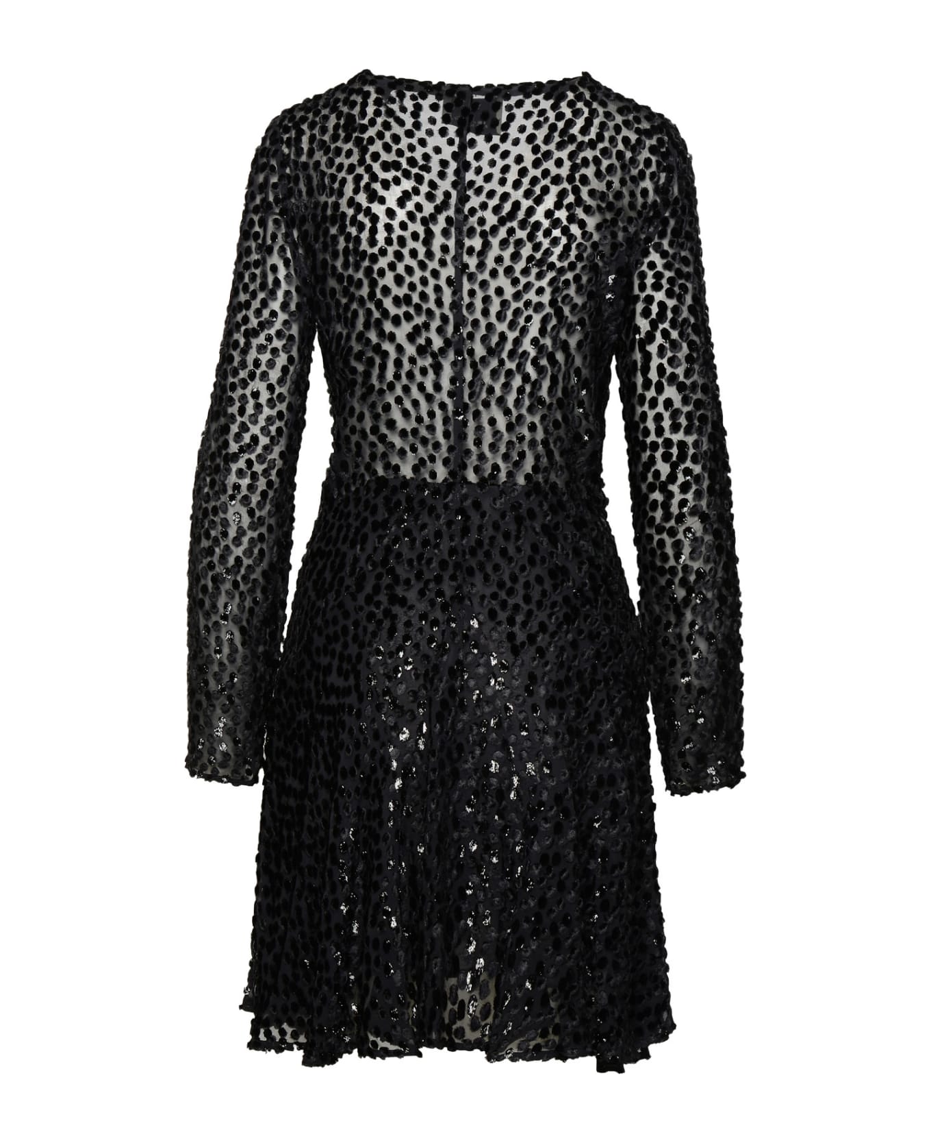 Isabel Marant 'usmara' Black Silk Blend Dress - Black ワンピース＆ドレス