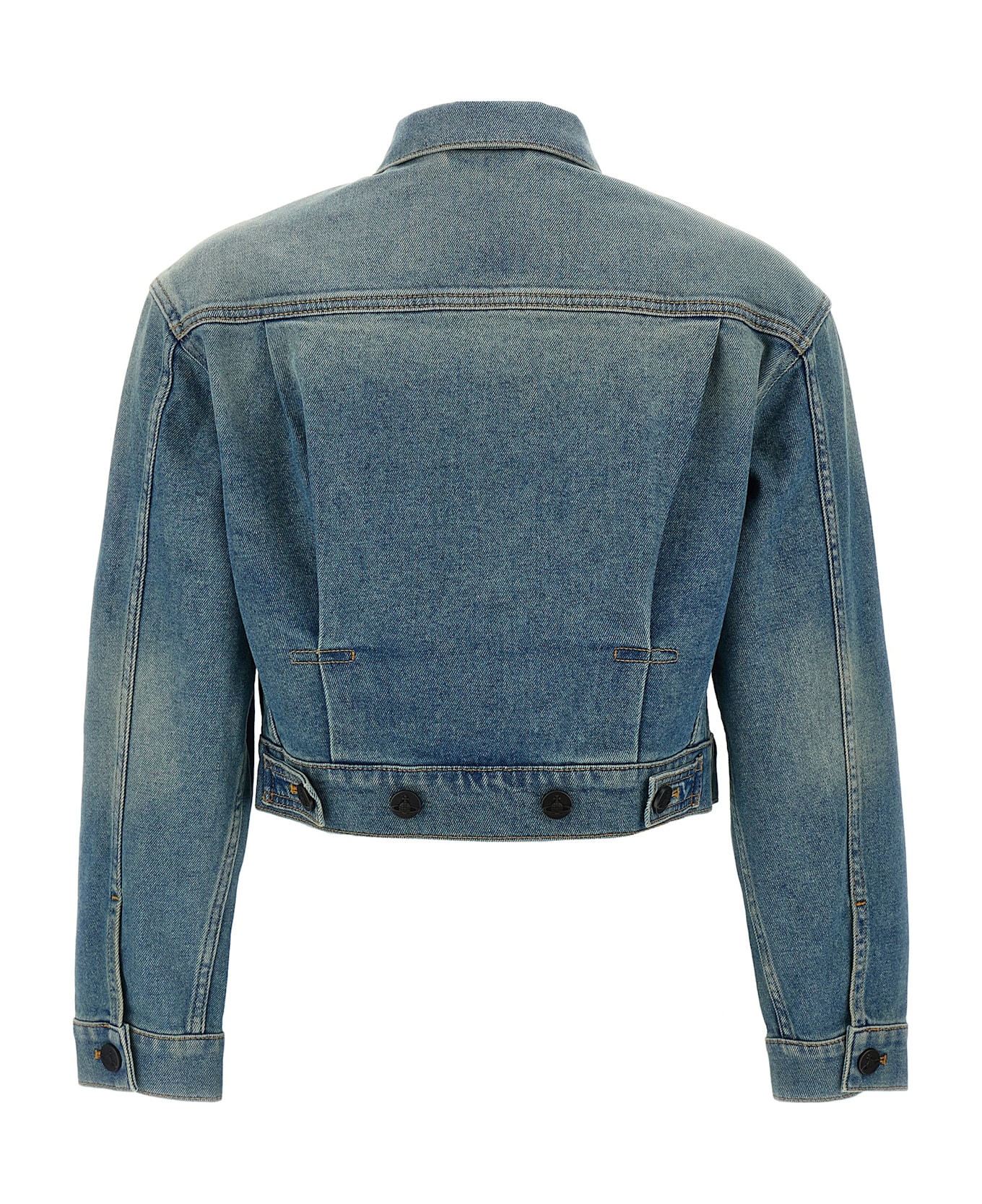 Vivienne Westwood 'marlene' Cropped Jacket - Light Blue