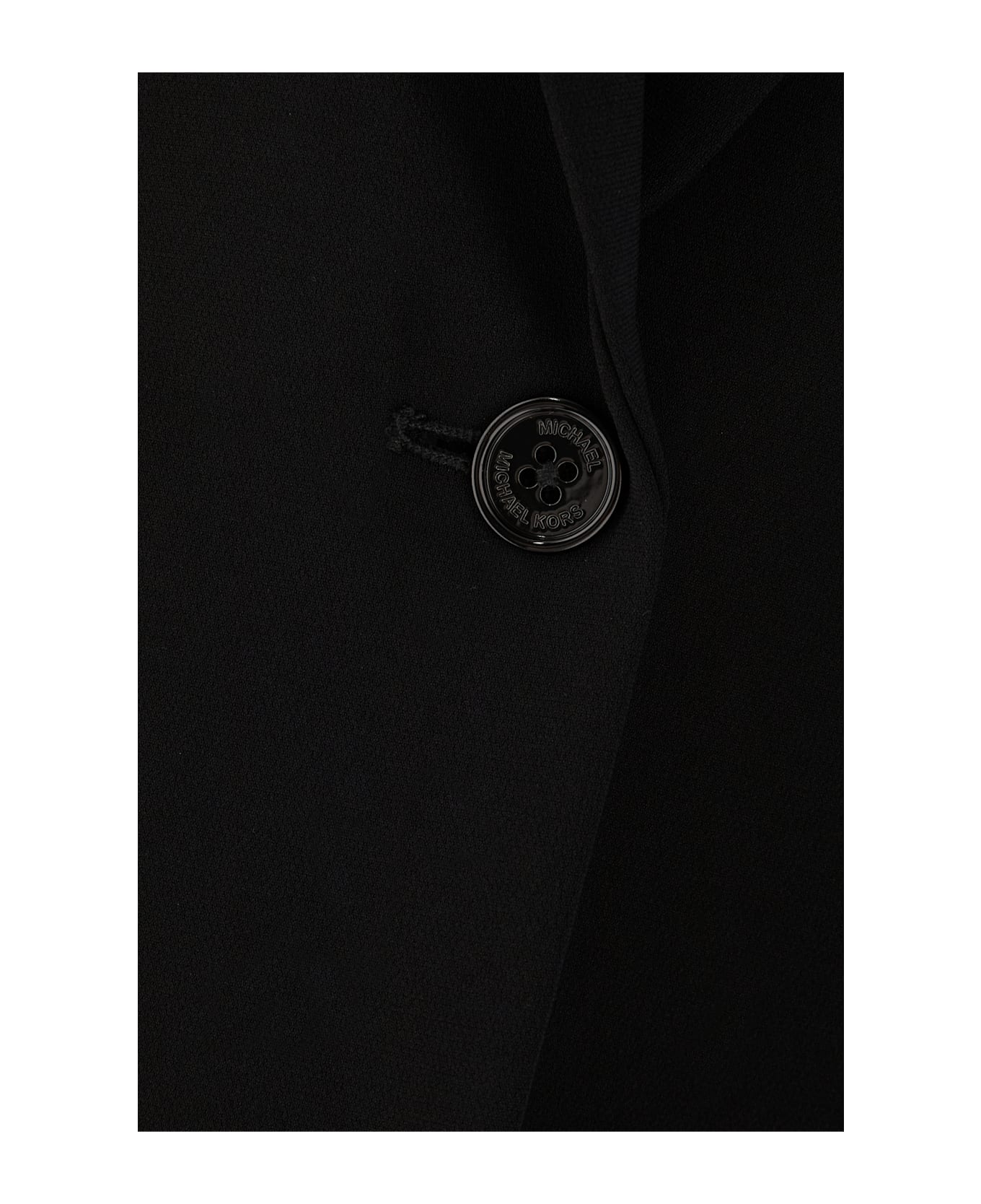 Michael Kors Black Triacetate Blend Blazer - Black