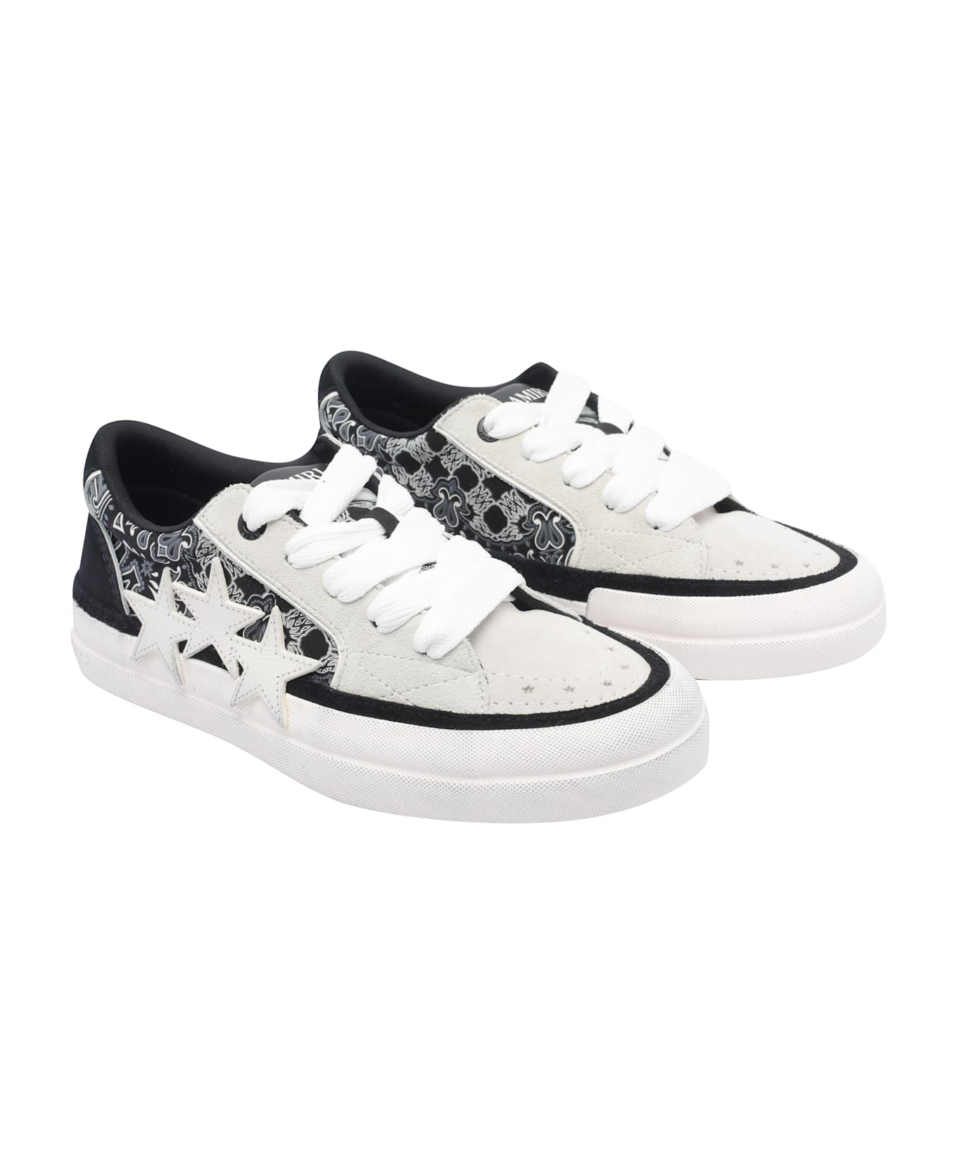 AMIRI Bandana Sunset Skate Sneakers - Black