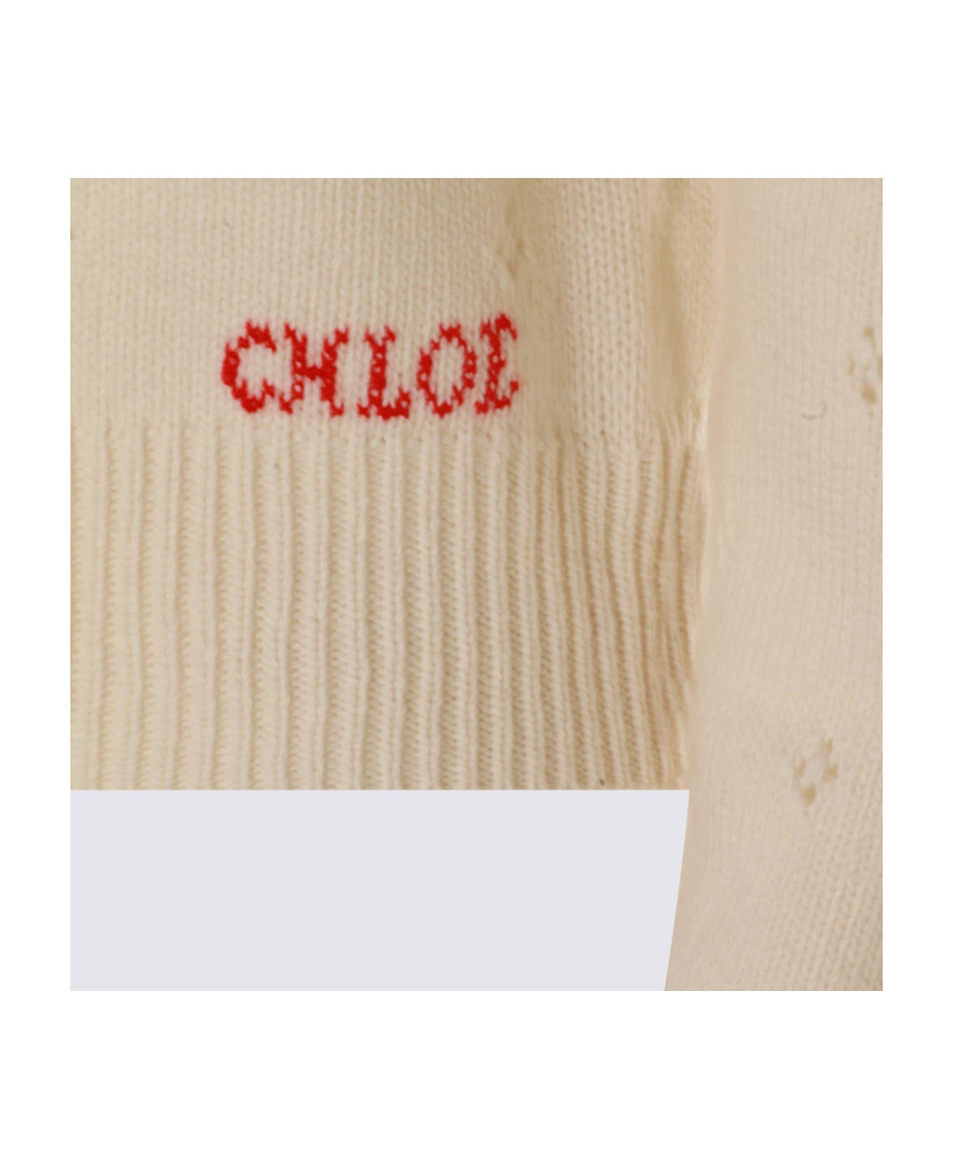 Chloé White Wool Knitwear - ICONIC MILK