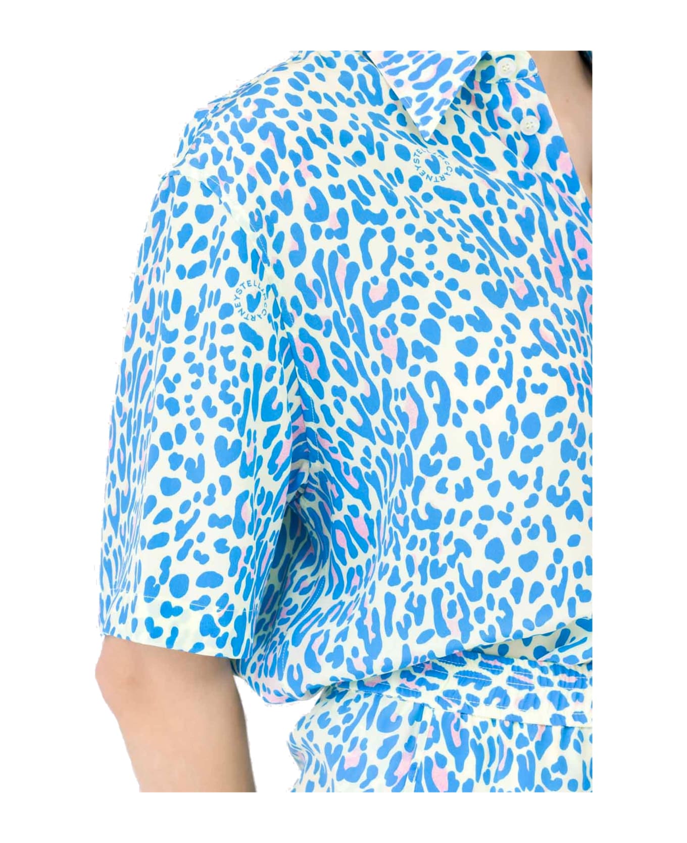 Stella McCartney Animal Print Shirt - Blue シャツ