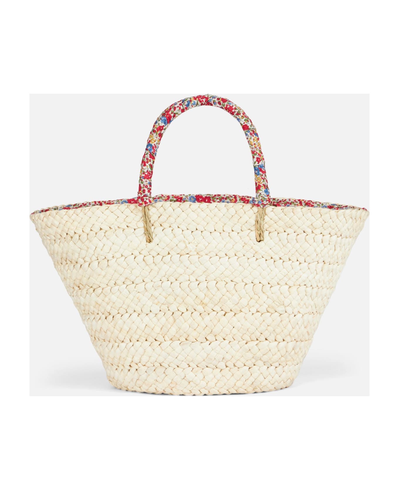 MC2 Saint Barth Woman Small Straw Bag With Embroidery - RED