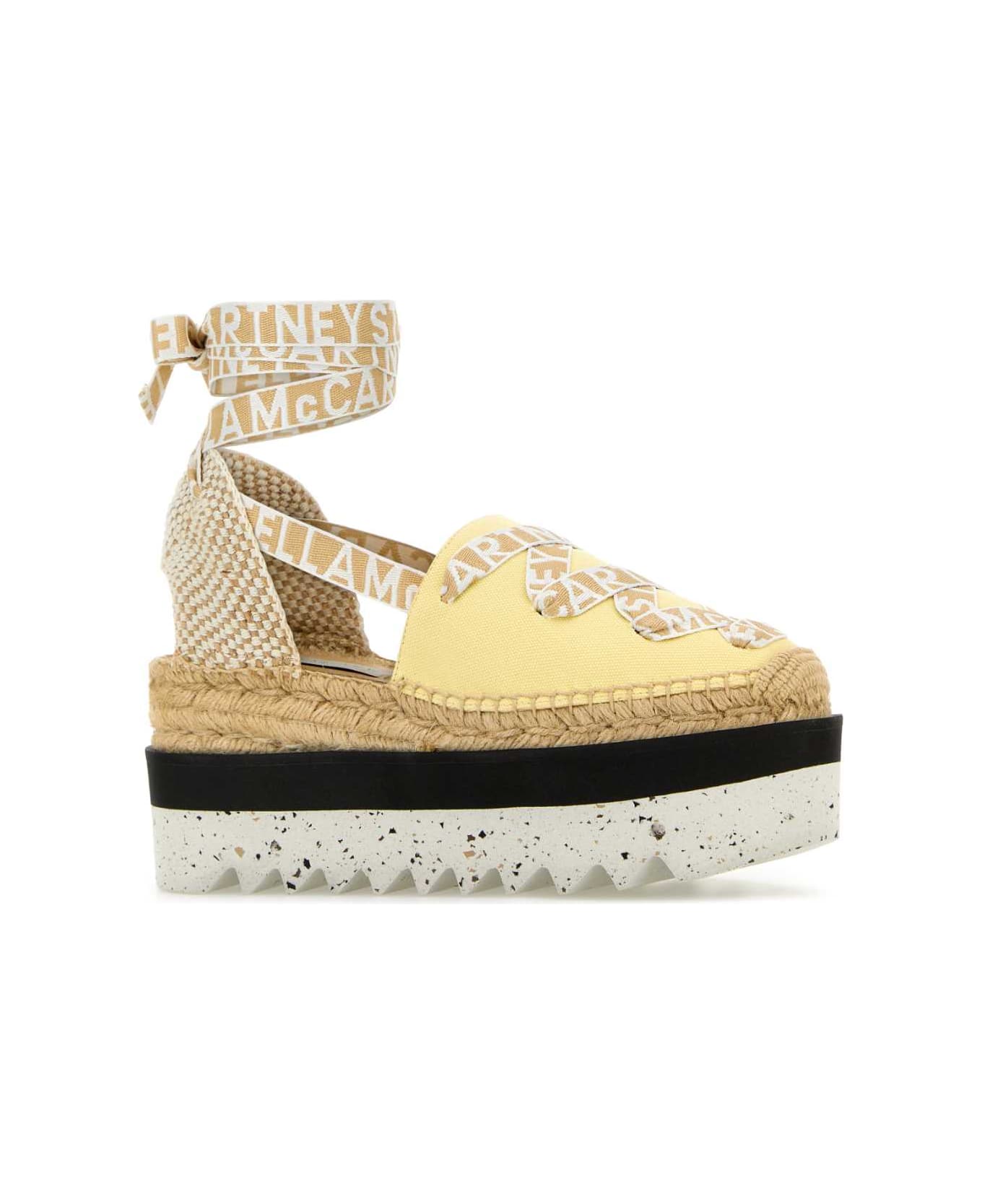 Stella McCartney Multicolor Canvas Gaia Espadrilles - BANANA