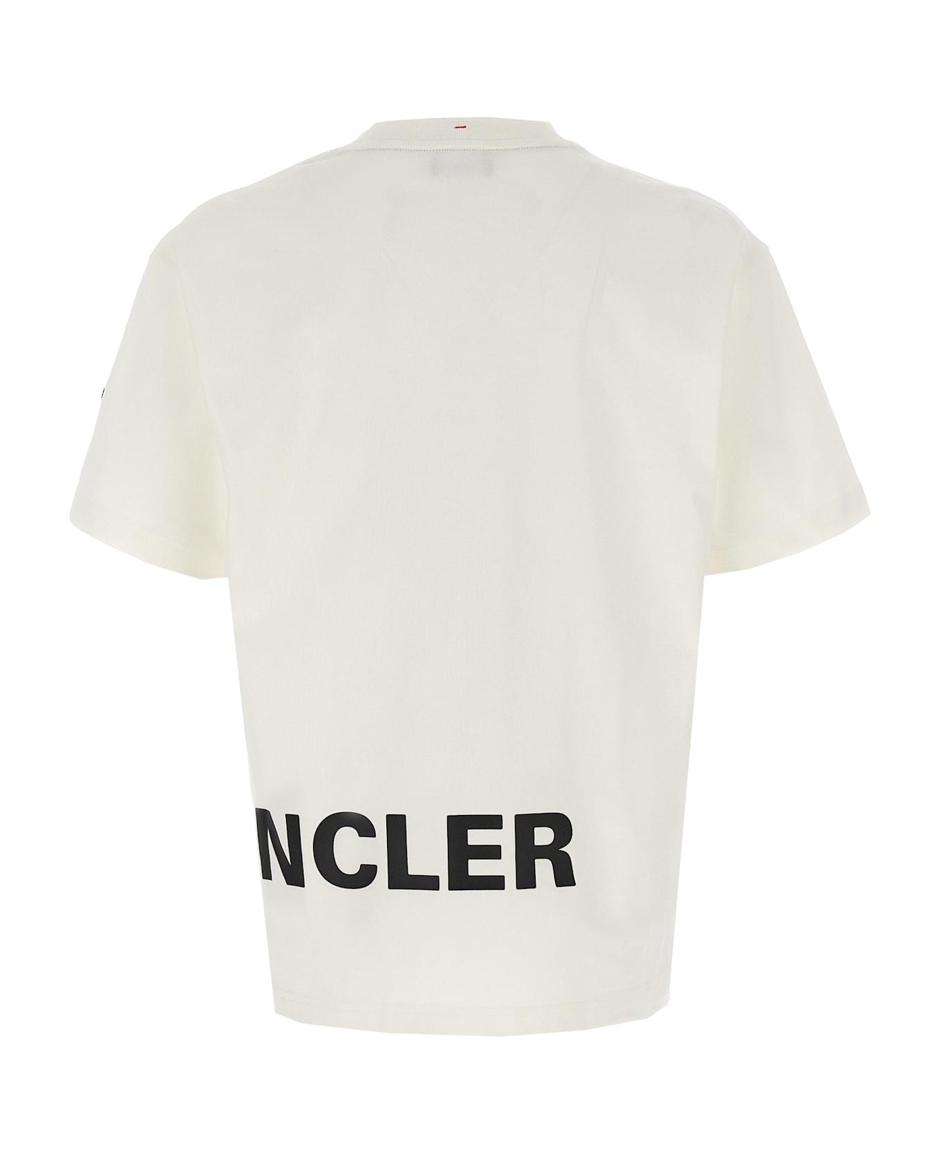 Moncler Grenoble Logo Print T-shirt - White/Black