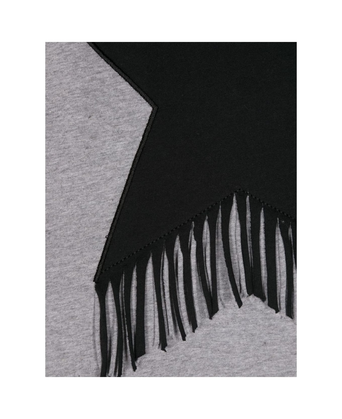 Stella McCartney Kids Fringed Star T-shirt - Grey