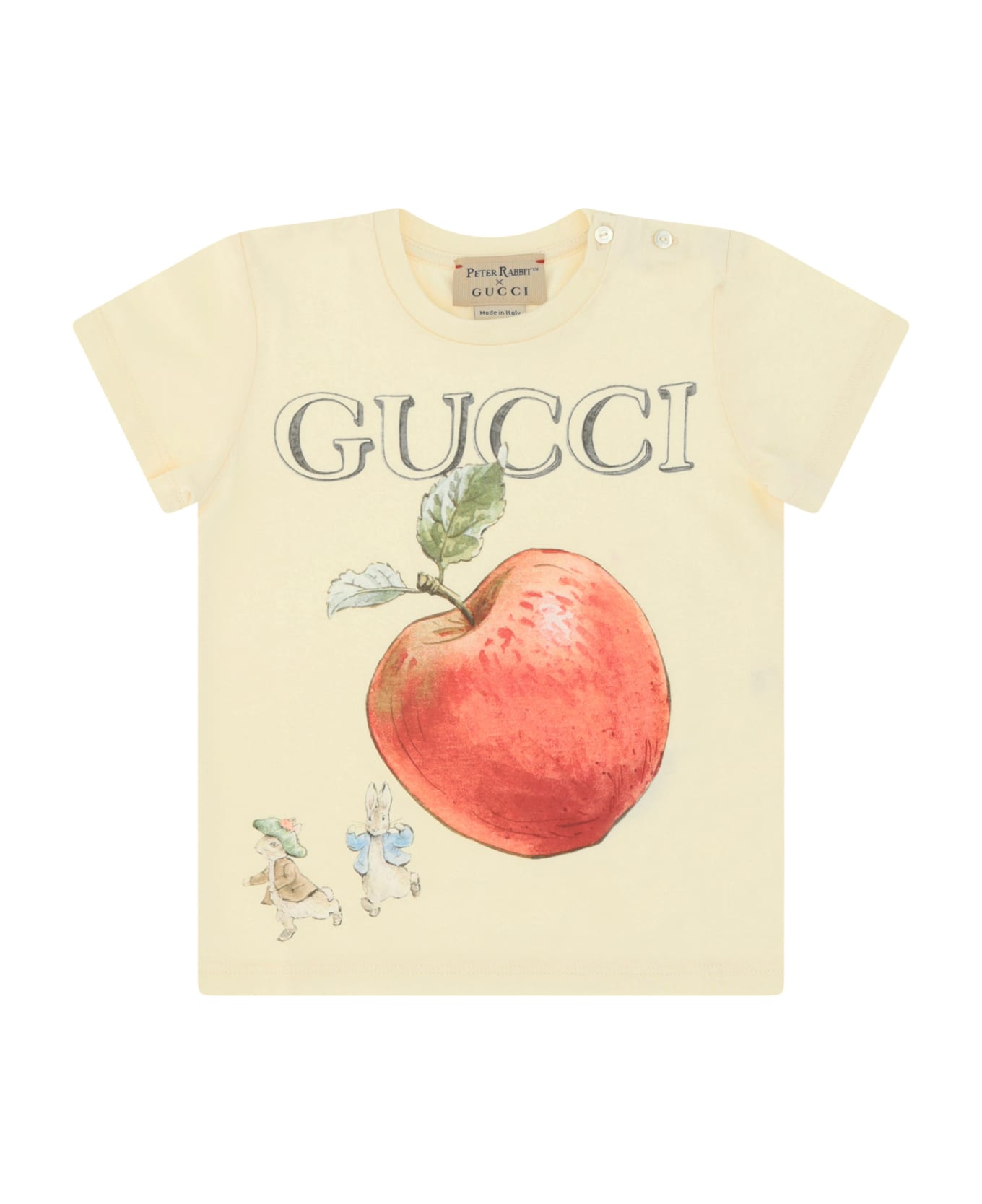 Gucci T-shirt For Boy - Sunkissed/red