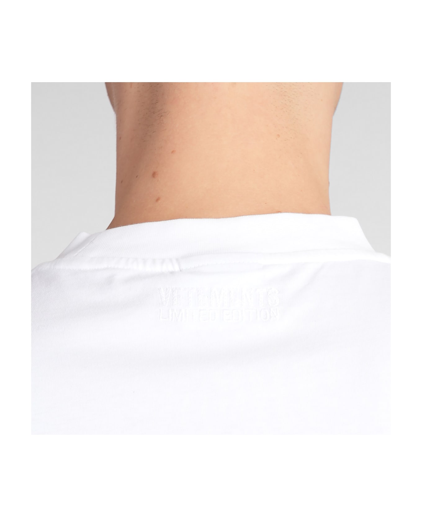 VETEMENTS T-shirt In White Cotton - white