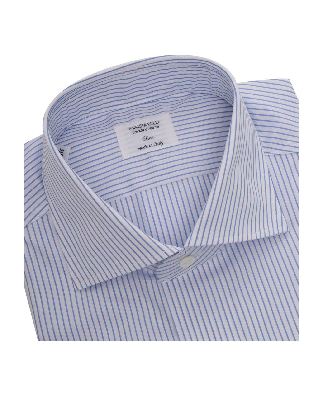 Mazzarelli Striped Shirt - WHITE シャツ
