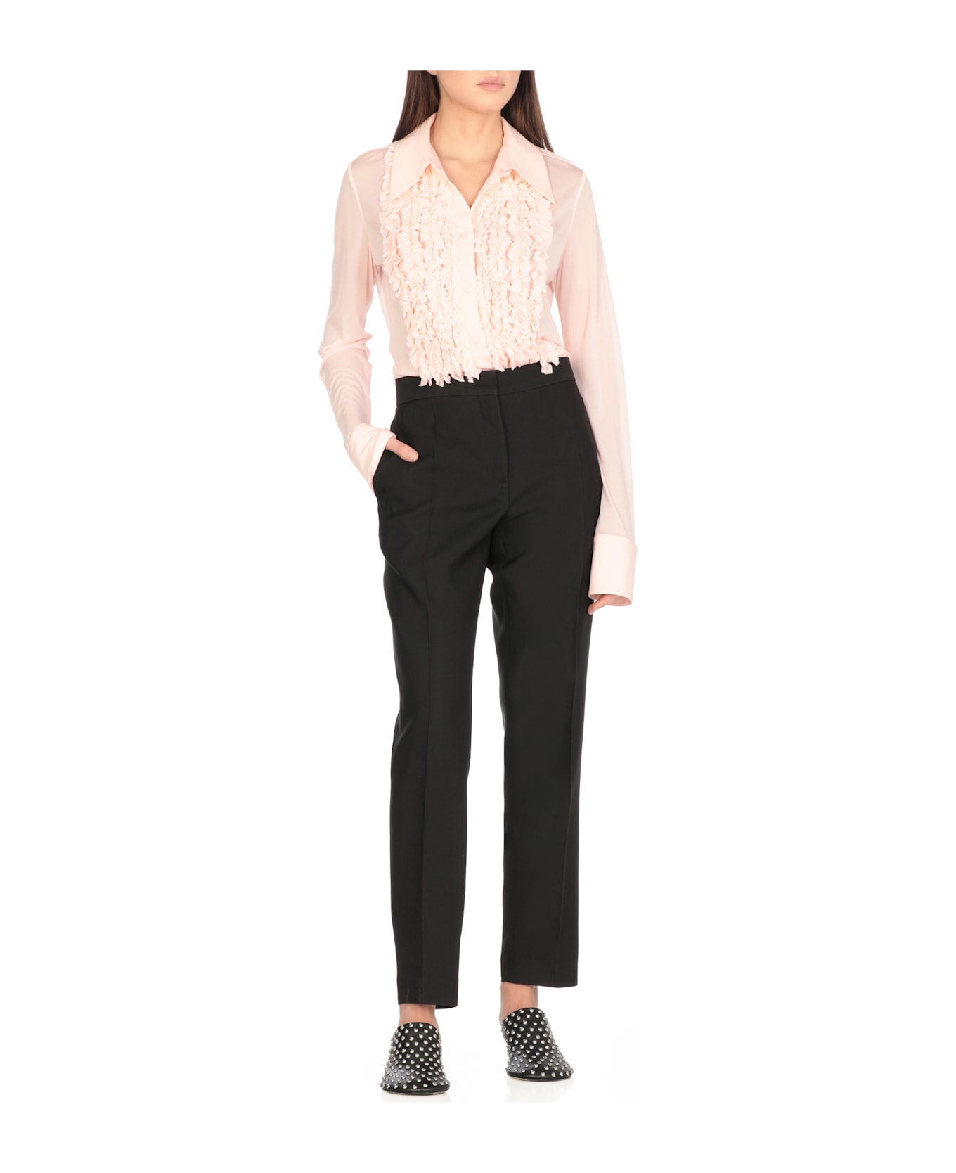 Jil Sander Rouches Shirt - Pink
