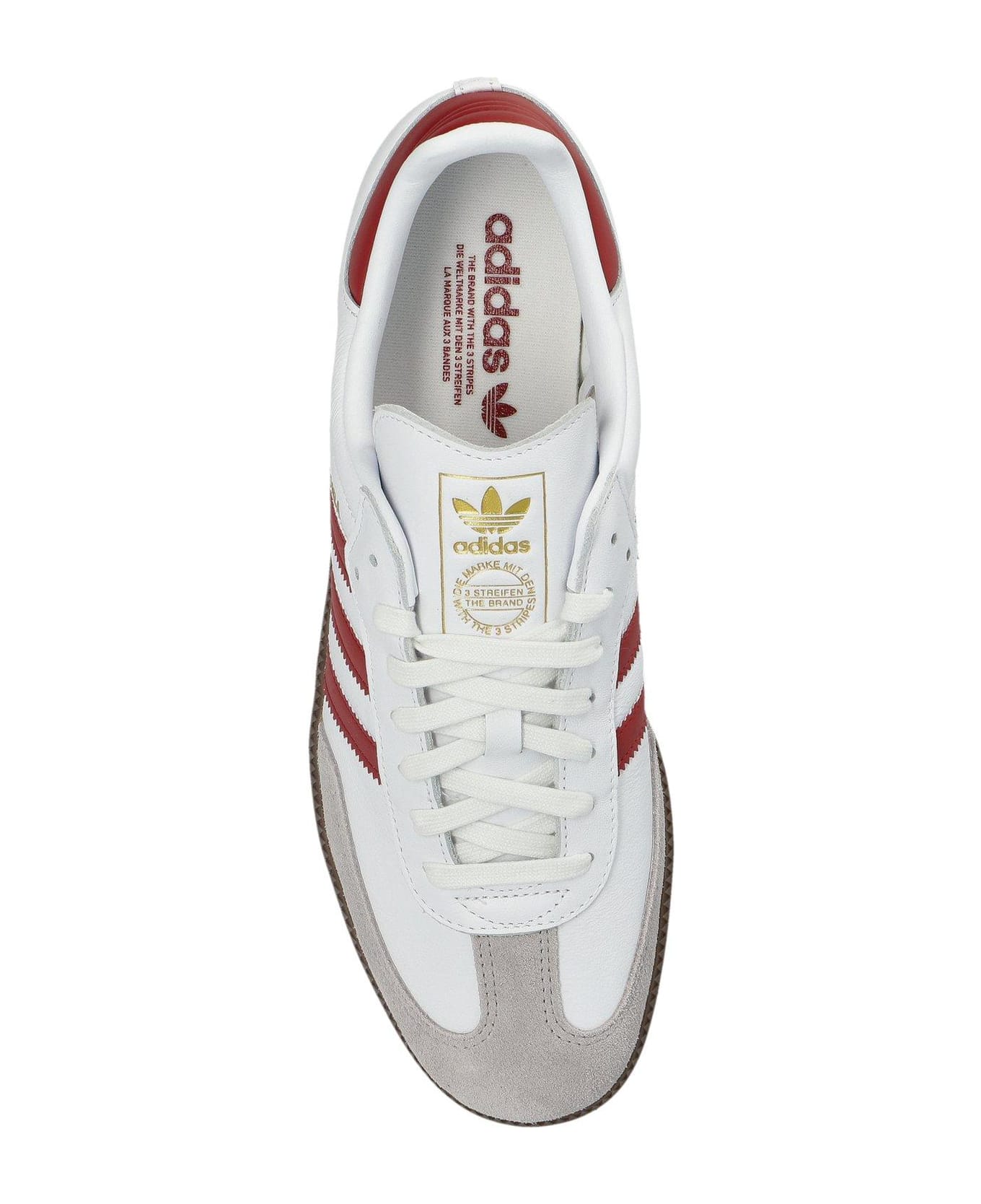 Adidas Samba Og Low-top Sneakers - WHITE/RED