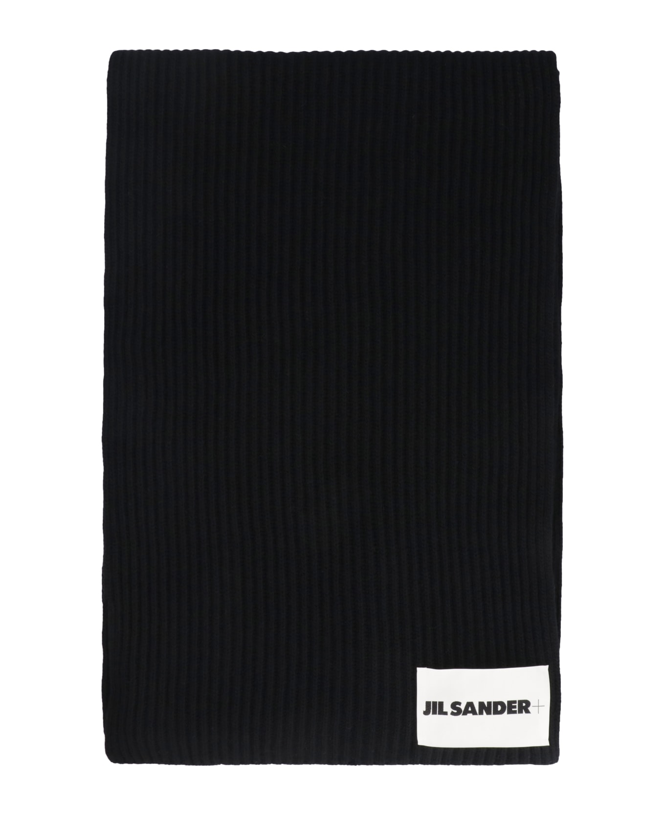 Jil Sander Wool Scarf - black