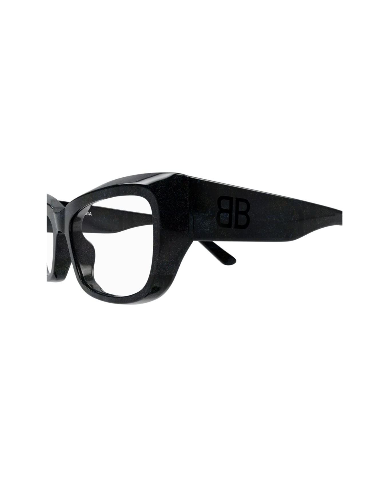 Balenciaga Eyewear Bb0399o-003black-black-transparent - BLACK-BLACK-TRANSPARENT