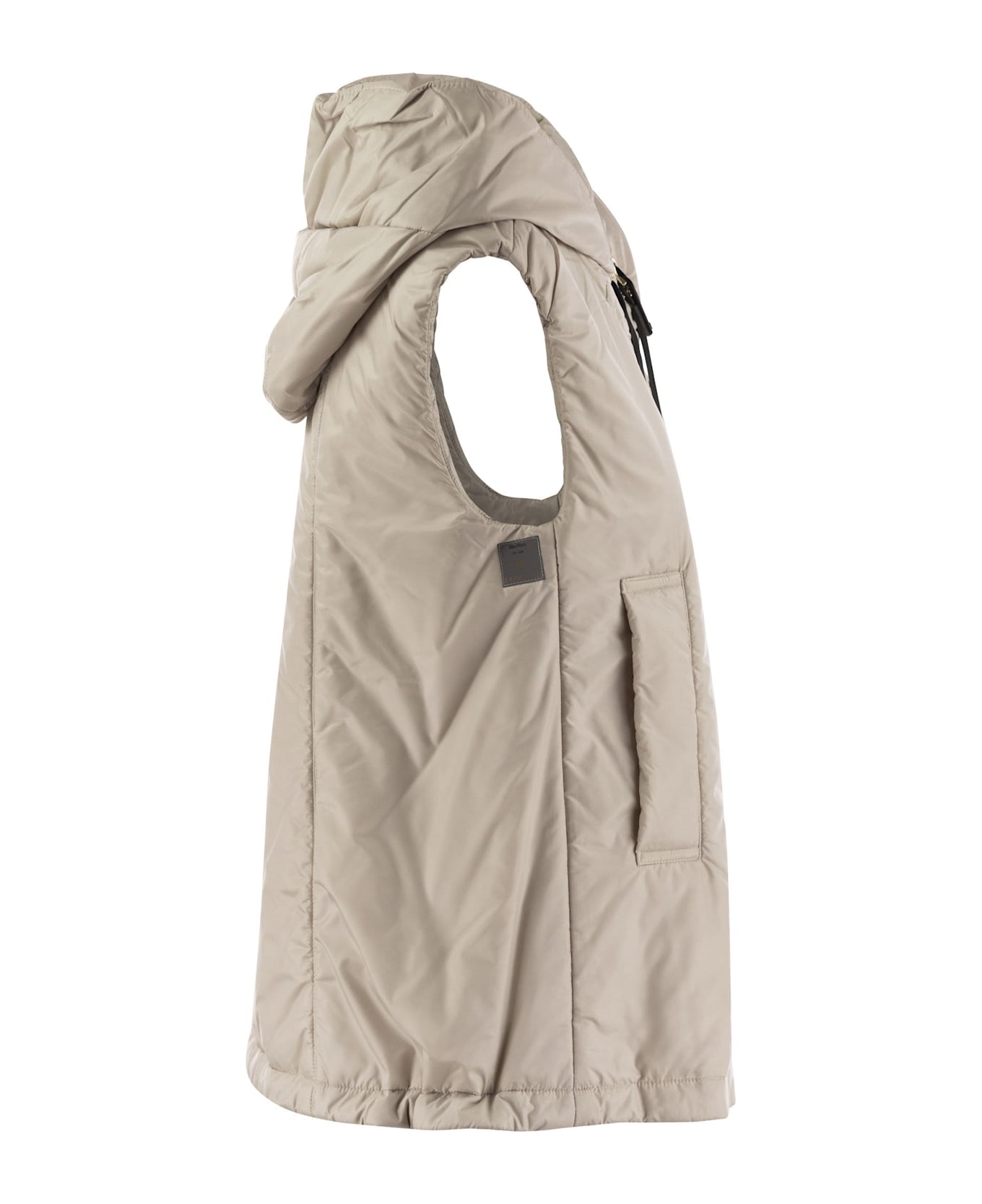 Max Mara The Cube Greengo - Sleeveless In Drip-proof Technical Fabric - Ivory