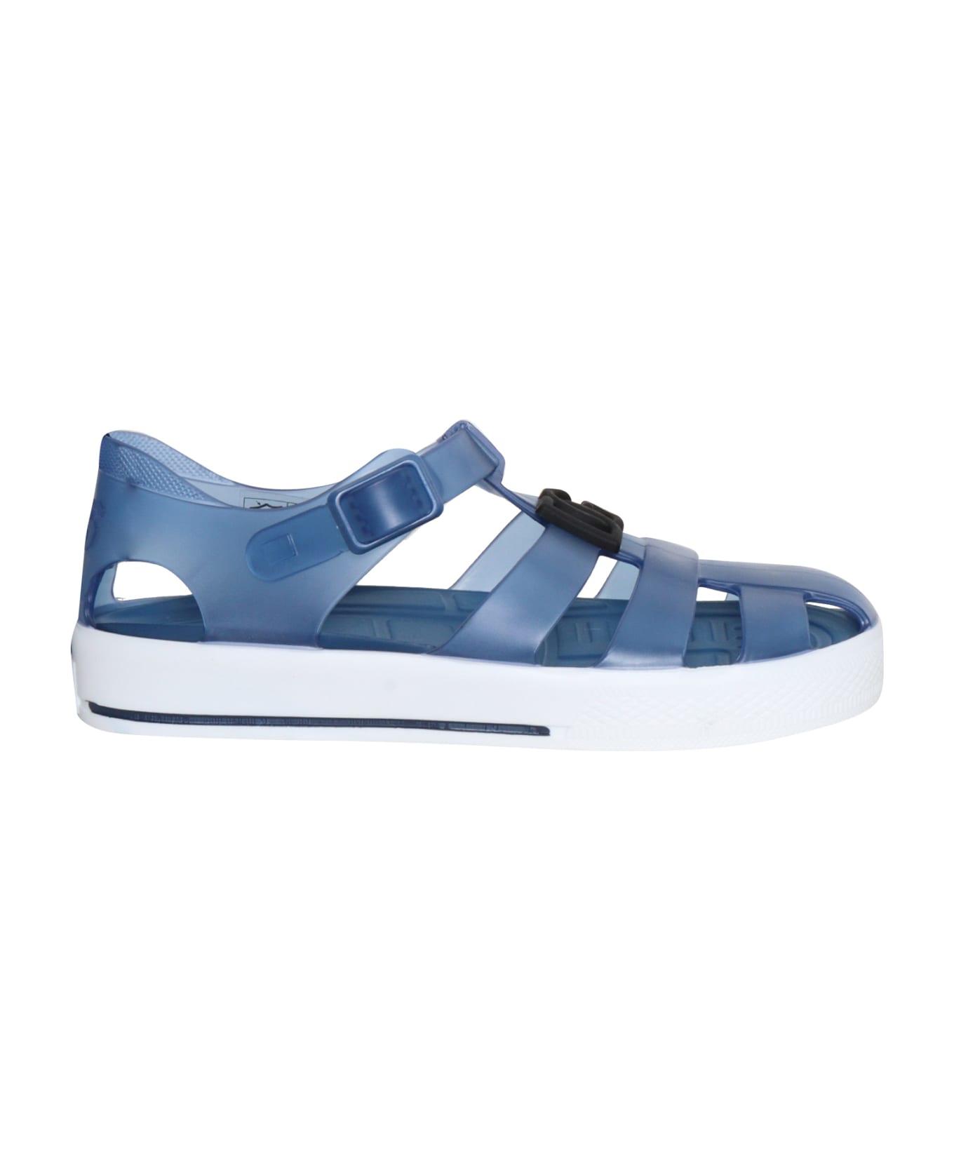 Dolce & Gabbana Light Blue Spider Sandals - BLUE
