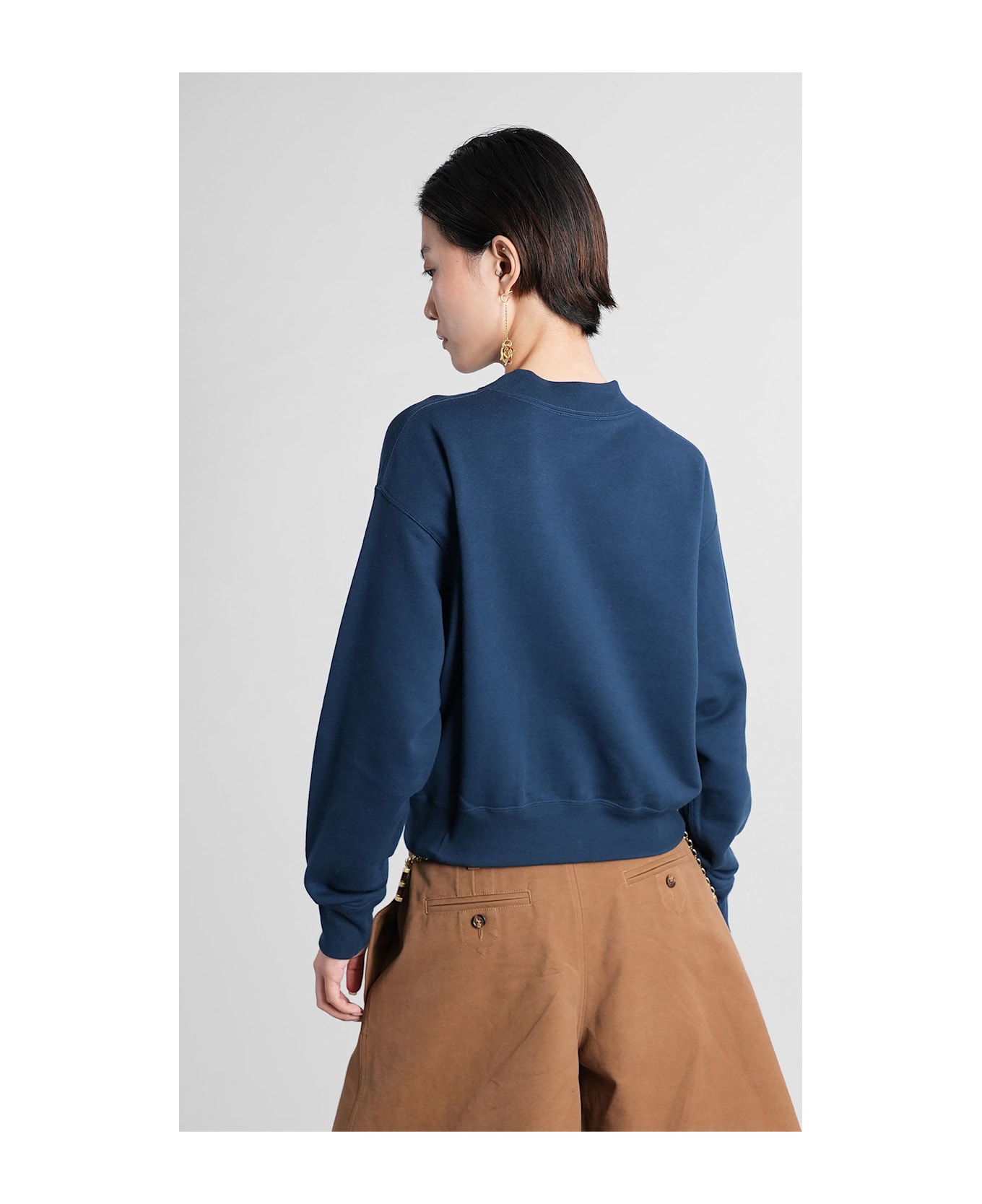 Chloé Sweatshirt In Blue Cotton - blue フリース