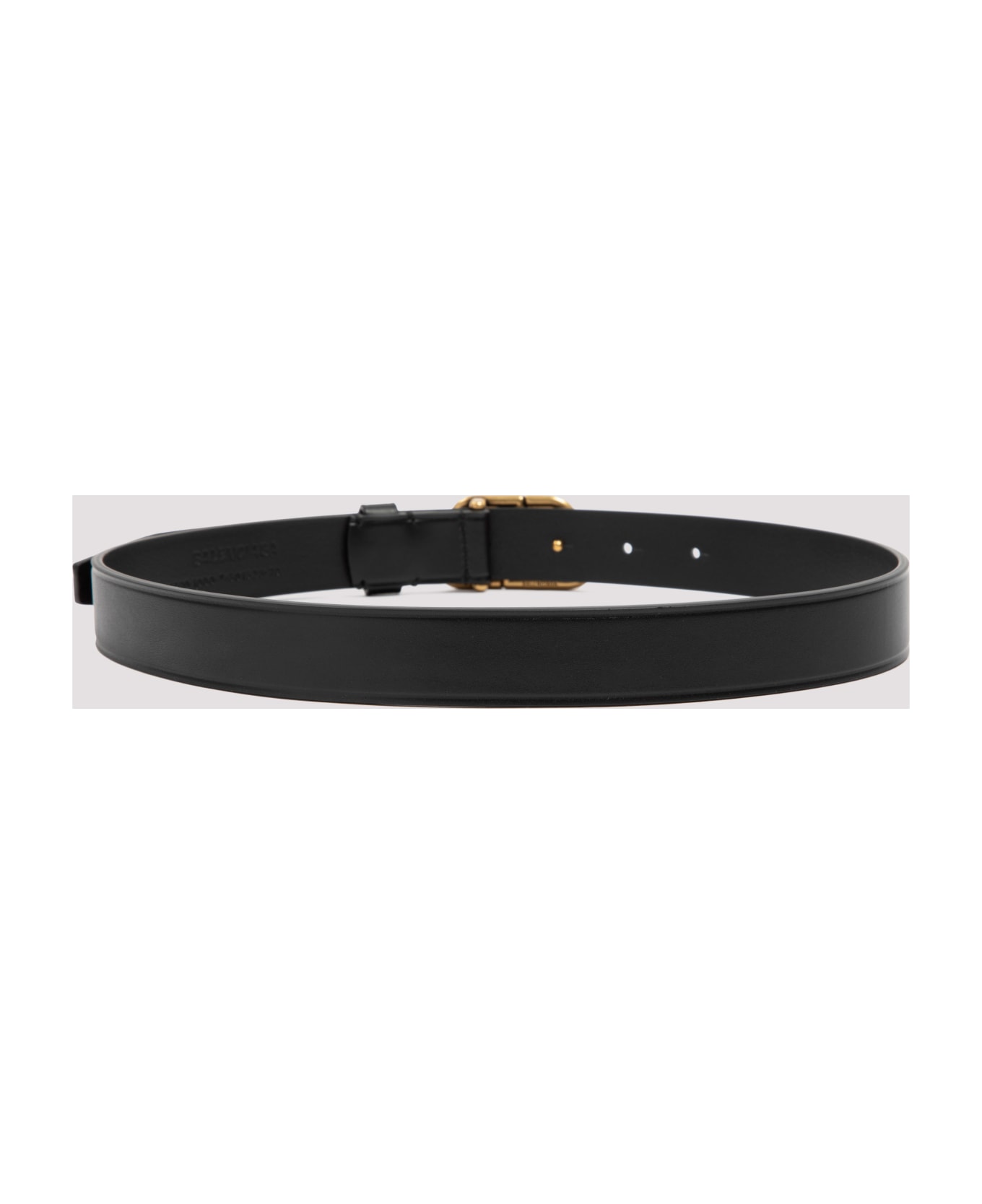 Balenciaga Bb Thin Belt - Black