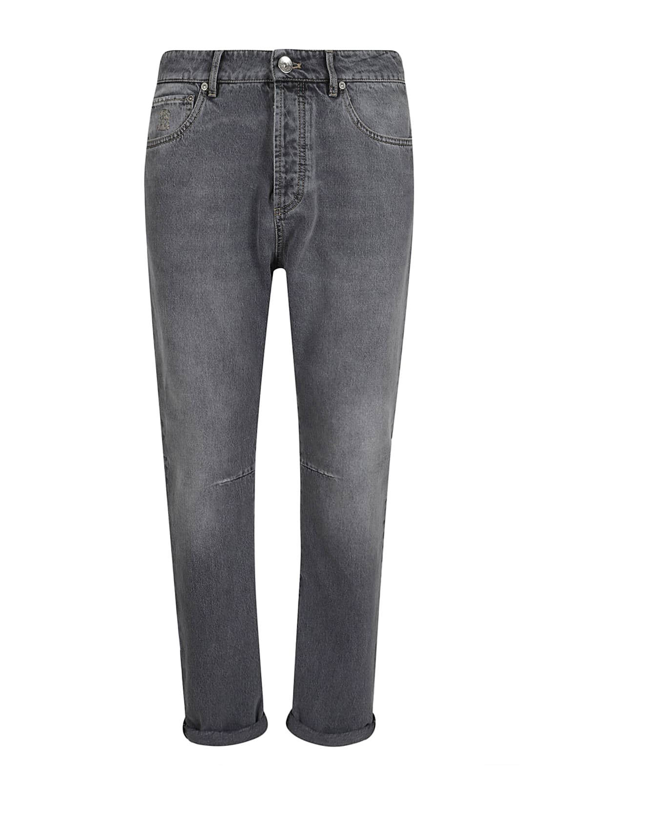 Brunello Cucinelli Denim Pants - Denim Grigio Medio