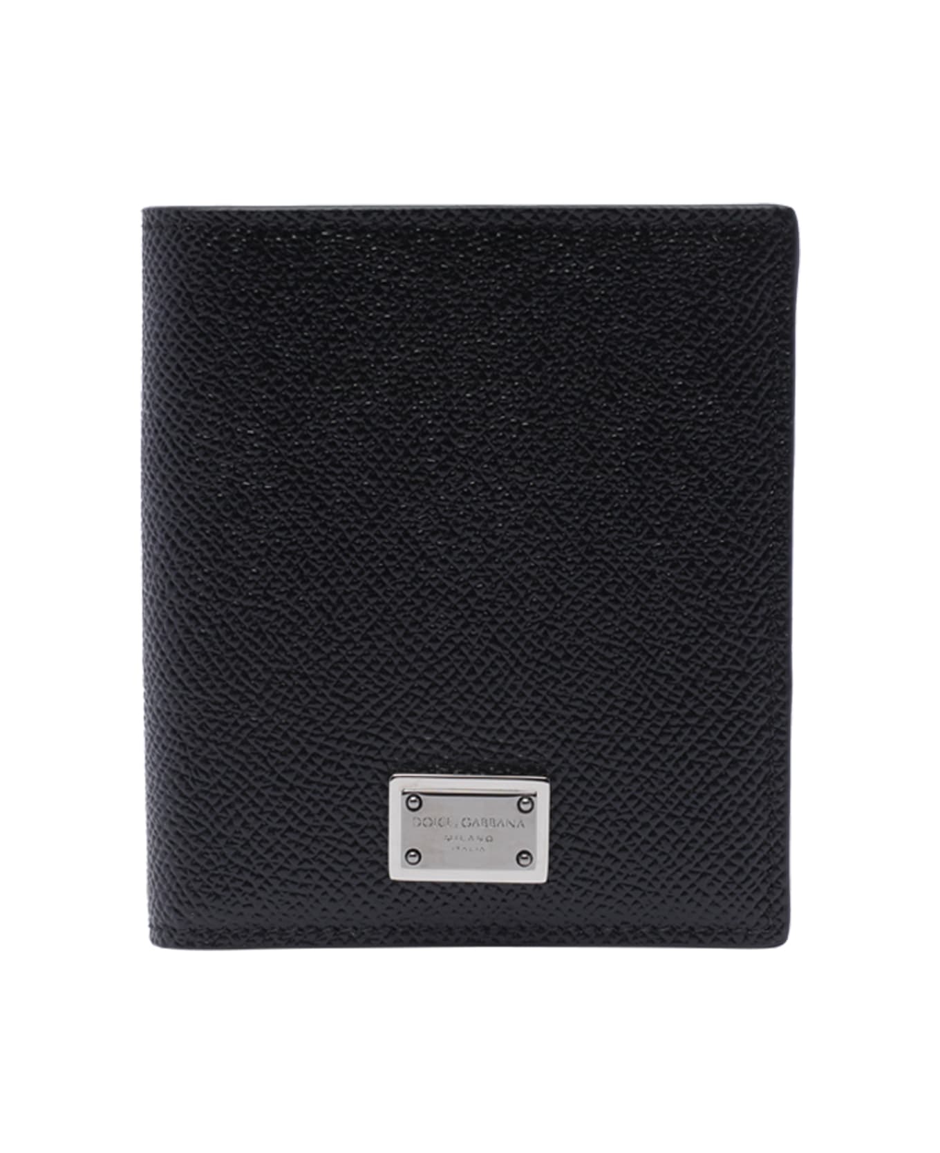 Dolce 
Gabbana Bifold Cardholder Leather Wallet - Black