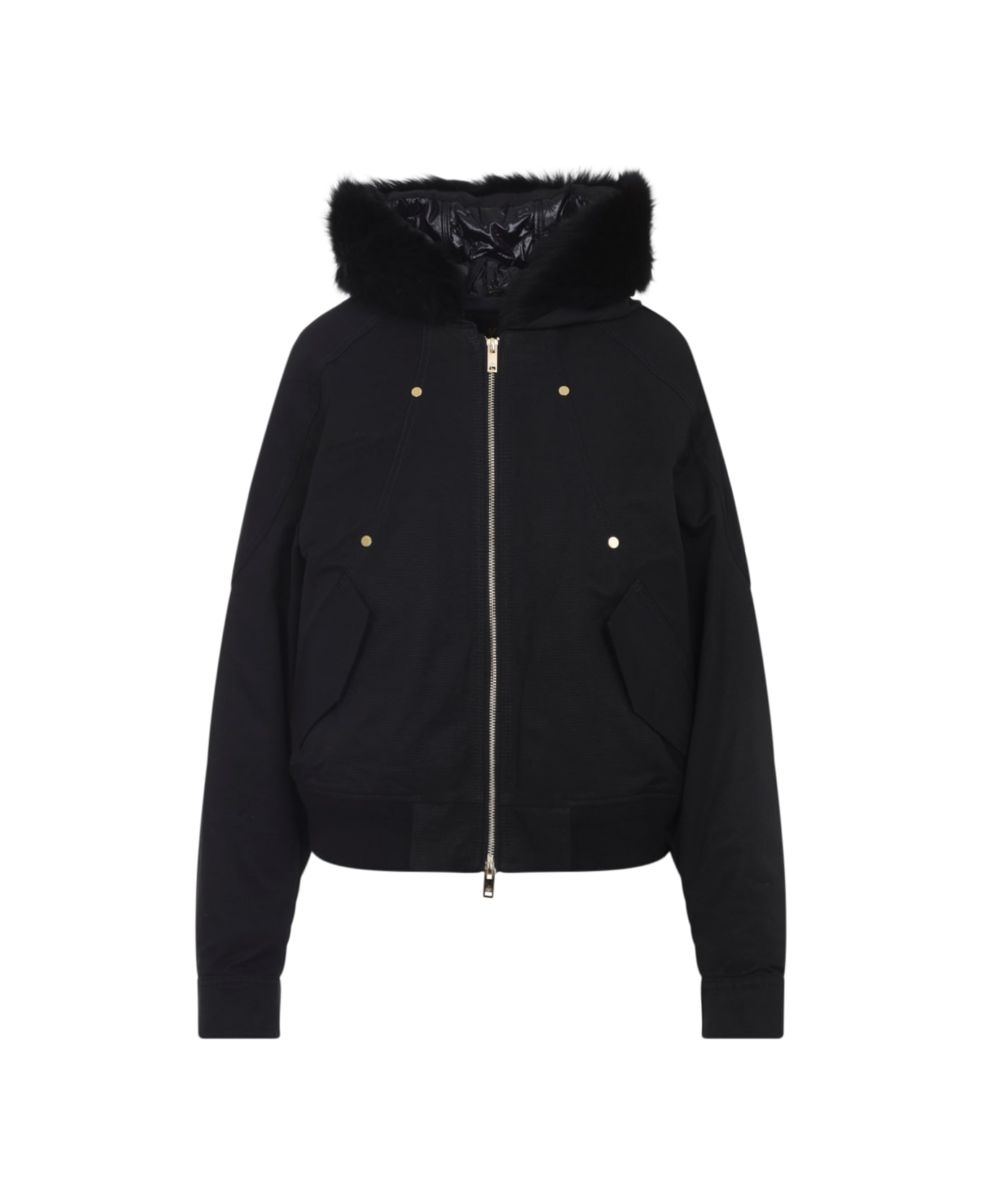 Moose Knuckles Logan Sh Gold Bomber - Blk W Blk