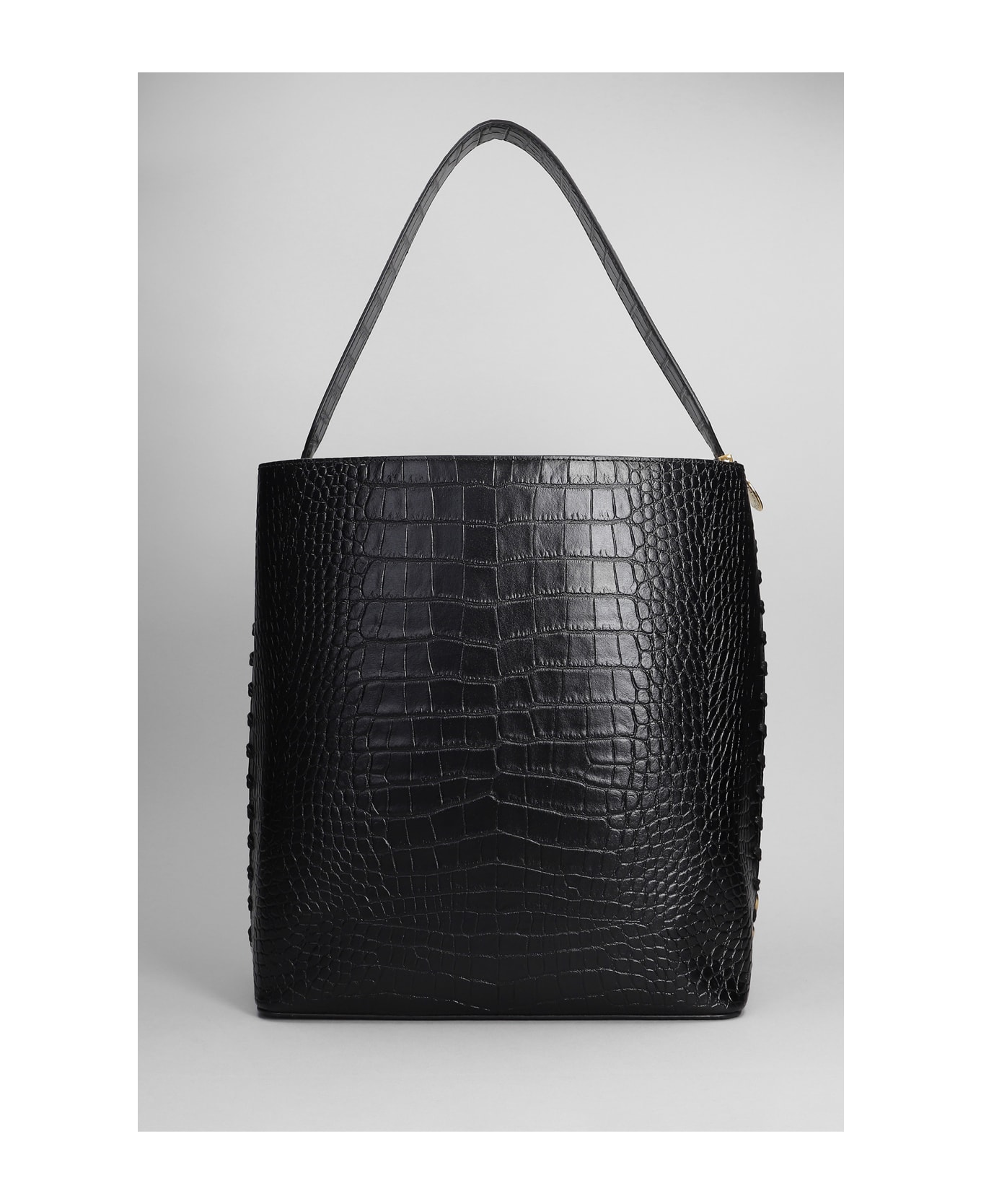 Stella McCartney Shoulder Bag In Black Faux Leather - black トートバッグ