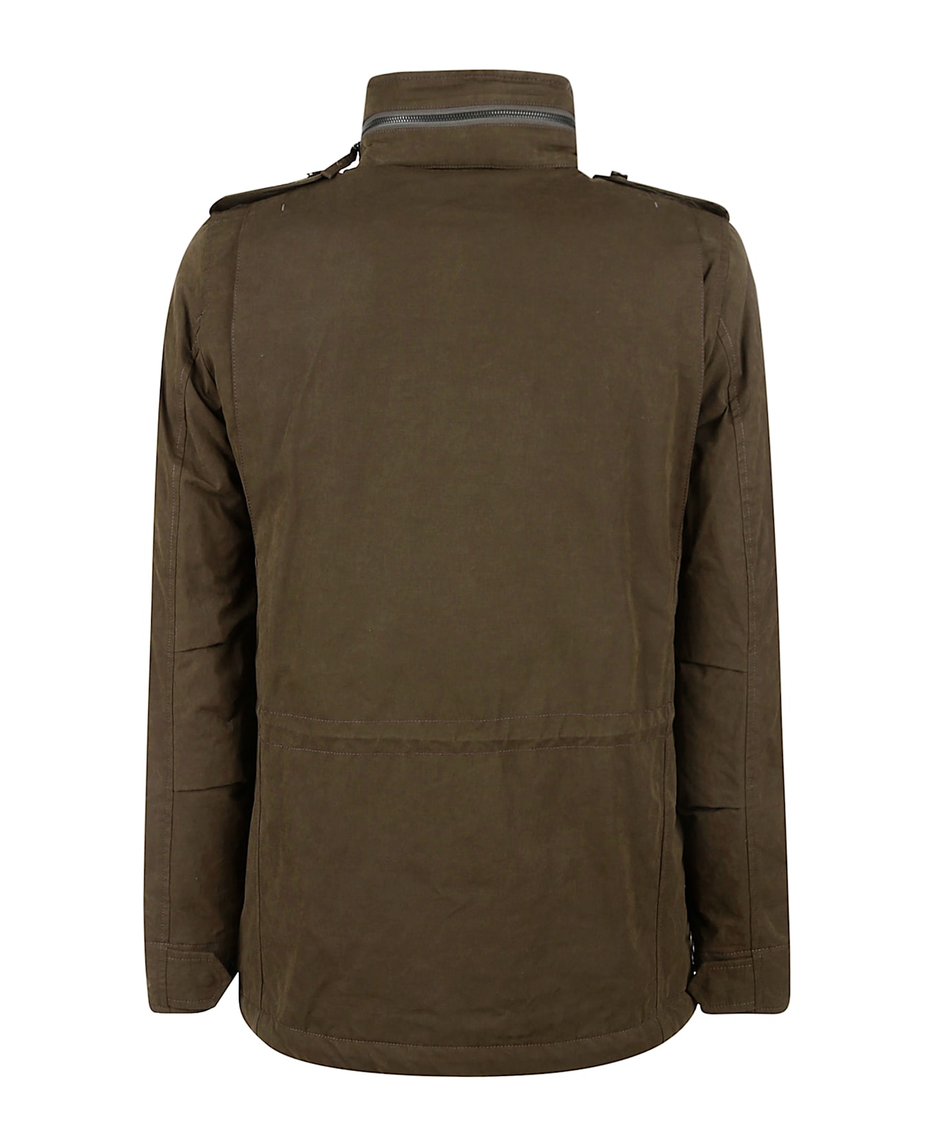 Aspesi Cargo Concealed Jacket - Military Green