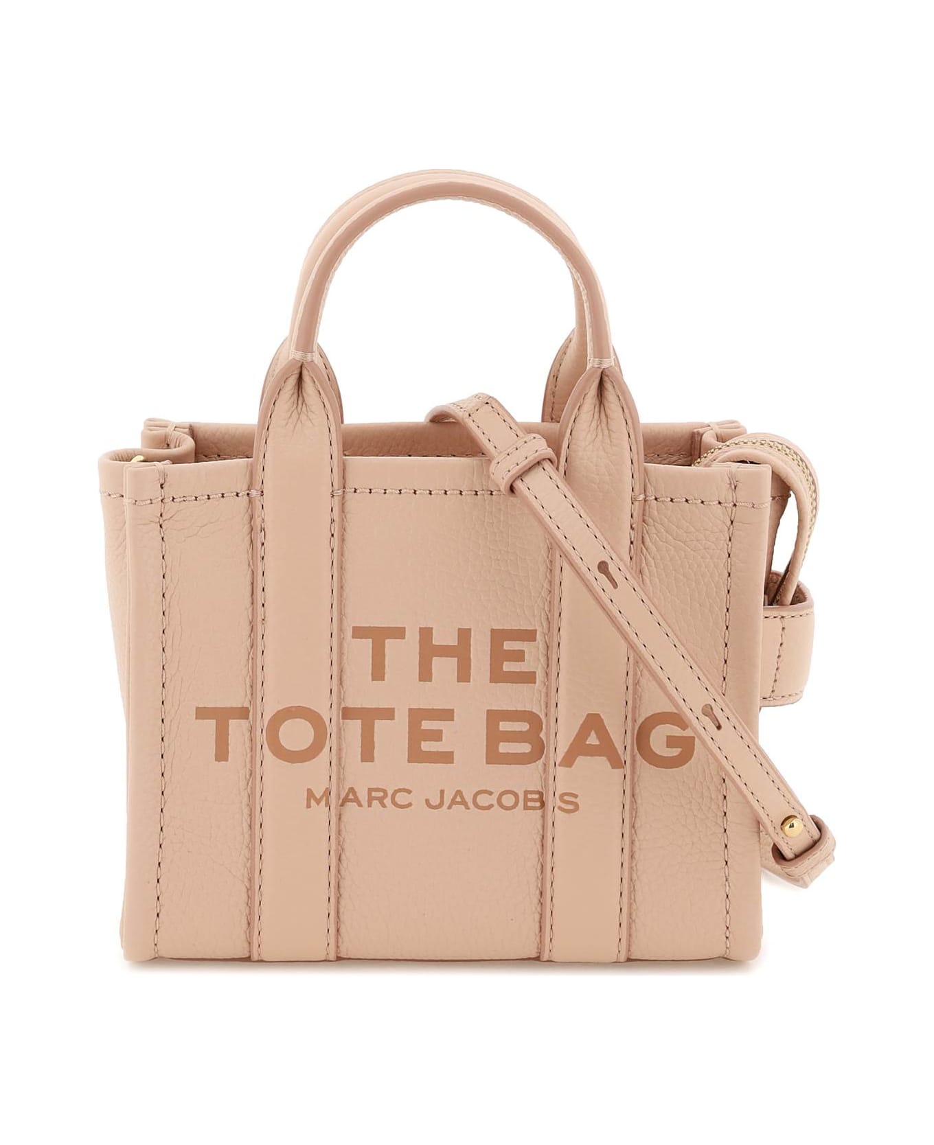 Marc Jacobs The Leather Micro Tote Bag - Rose