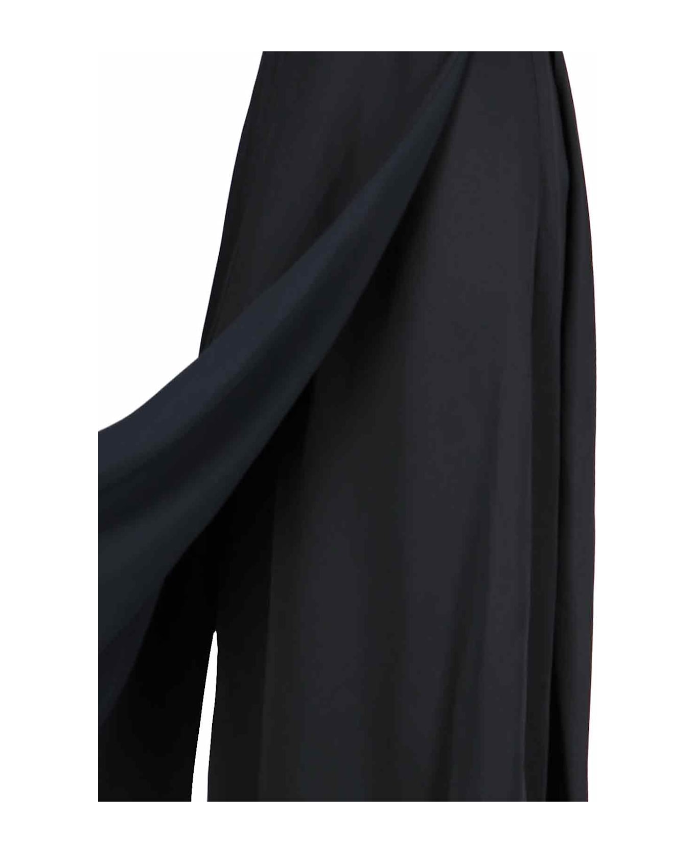 Jil Sander V-neck Maxi Dress - Black