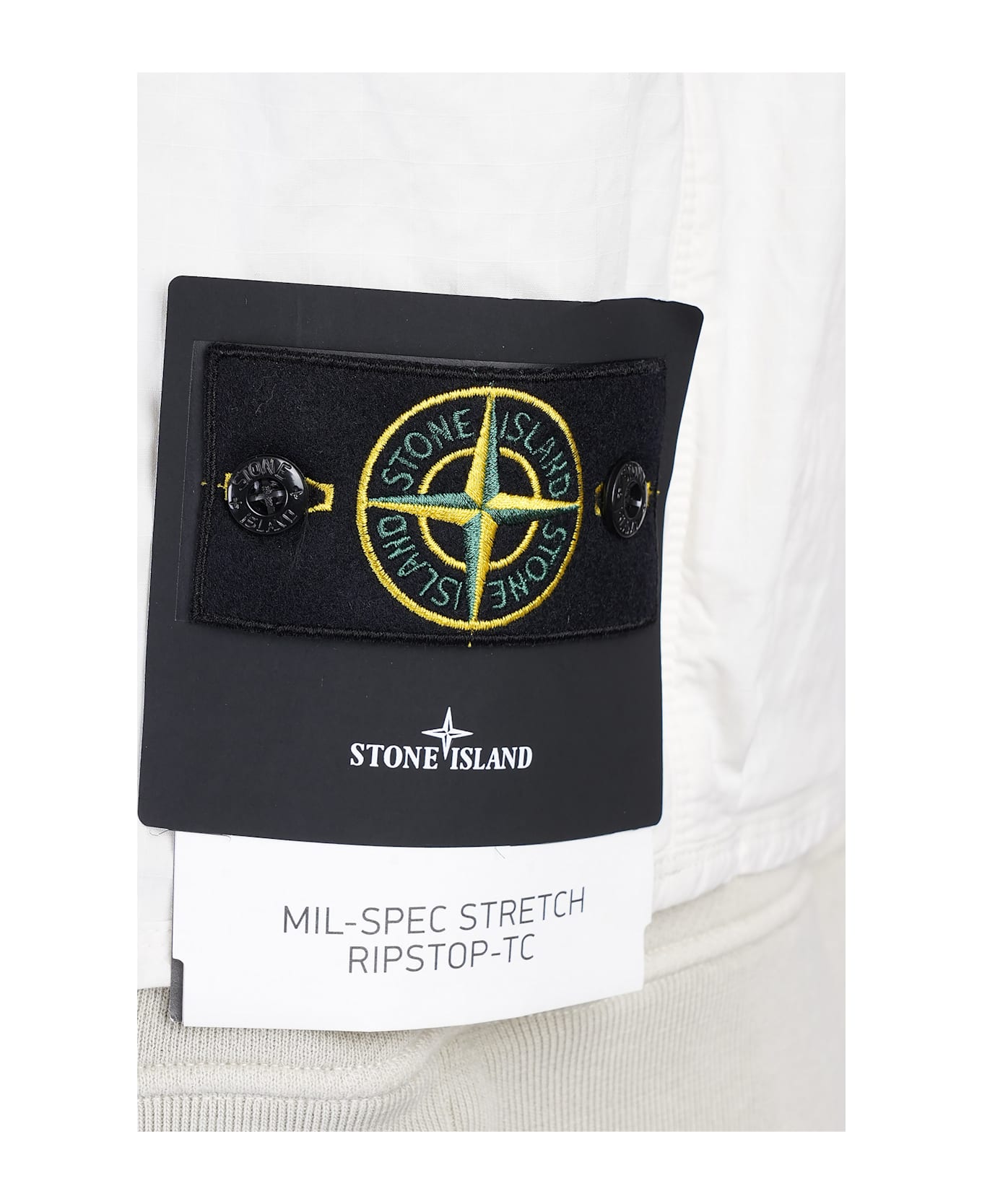 Stone Island Vest In Beige Cotton - beige