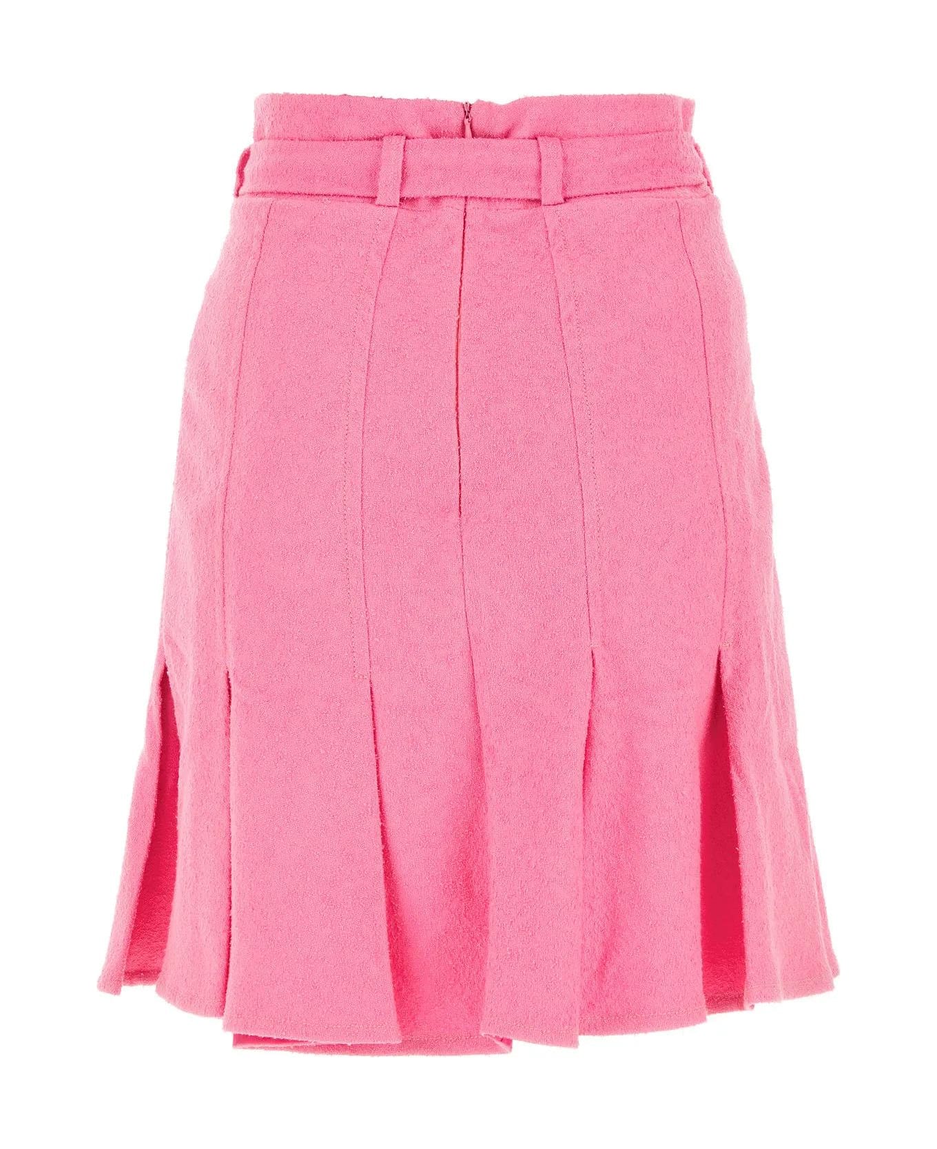 Patou Pink Bouclé Skirt - 453B