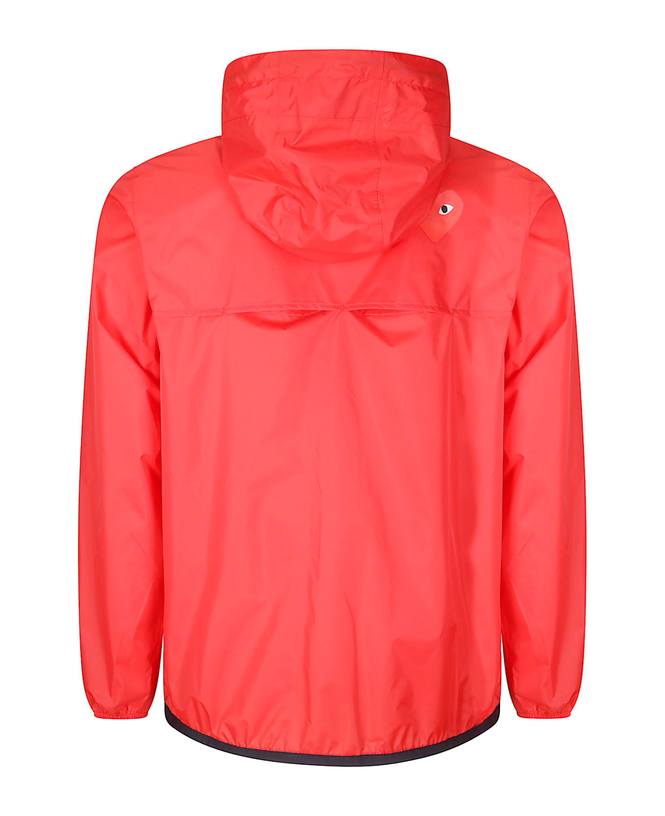 Comme des Garçons Play K-way Full Zip Jacket Red - NTR/WHT X NATU