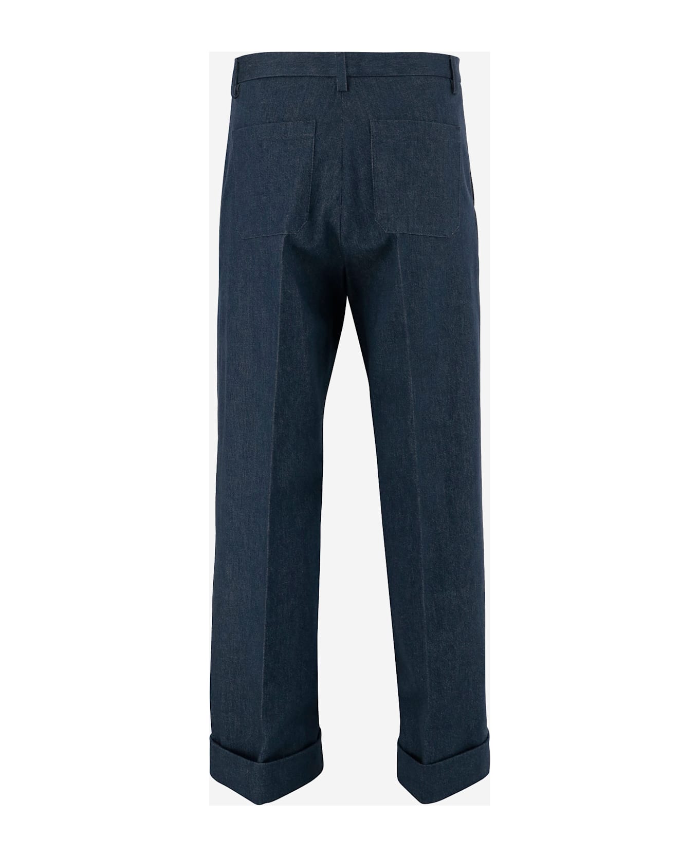 Valentino Cotton Denim Jeans - Denim