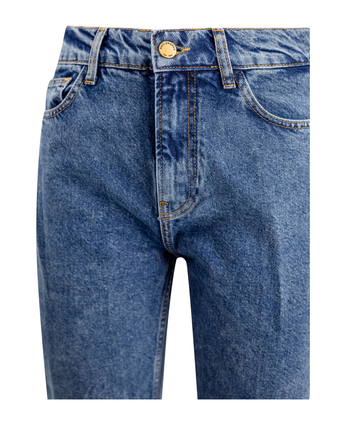 Philosophy di Lorenzo Serafini High-waist Cropped Slim-cut Jeans - Denim