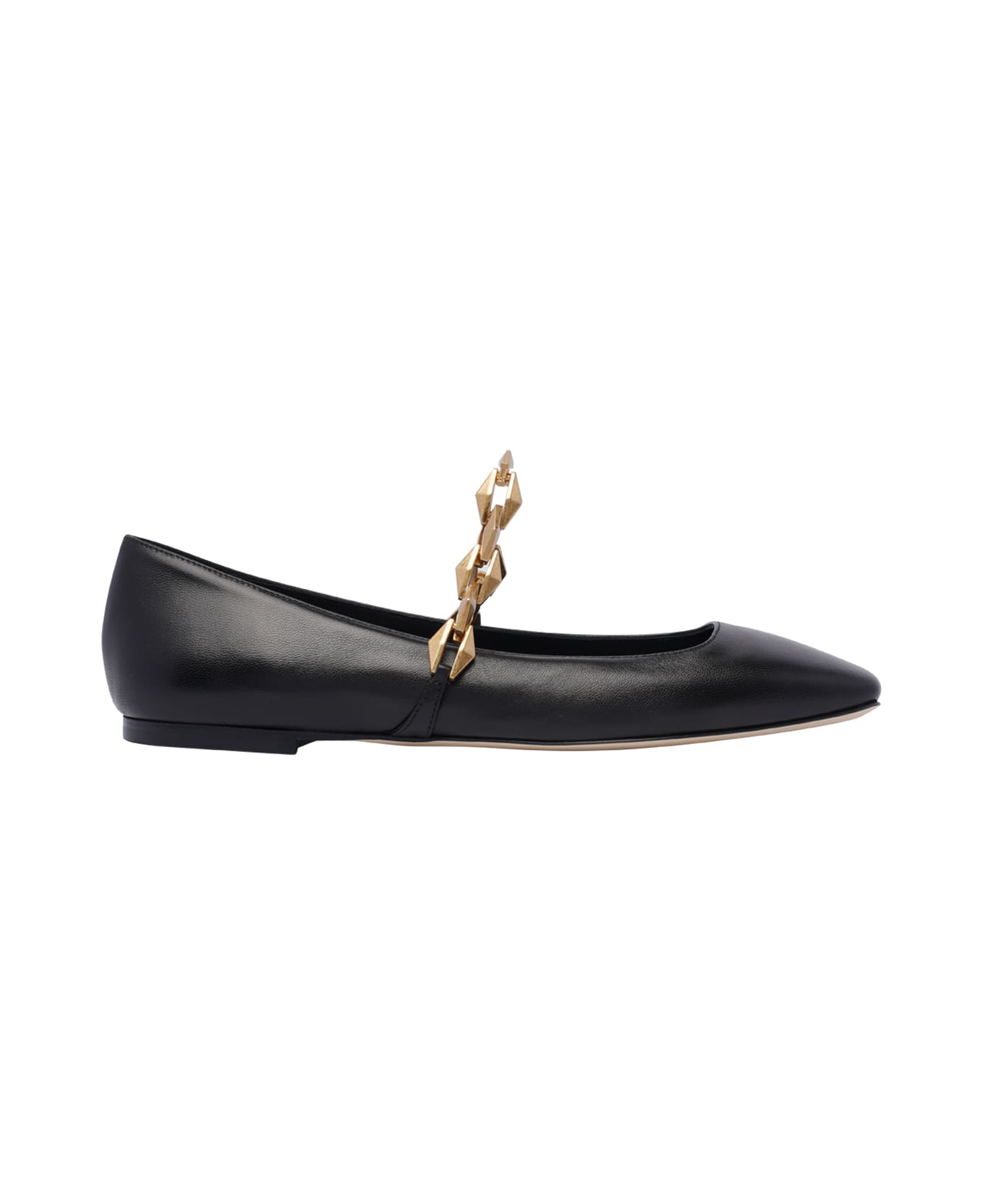 Jimmy Choo Diamond Tilda Flats - Black