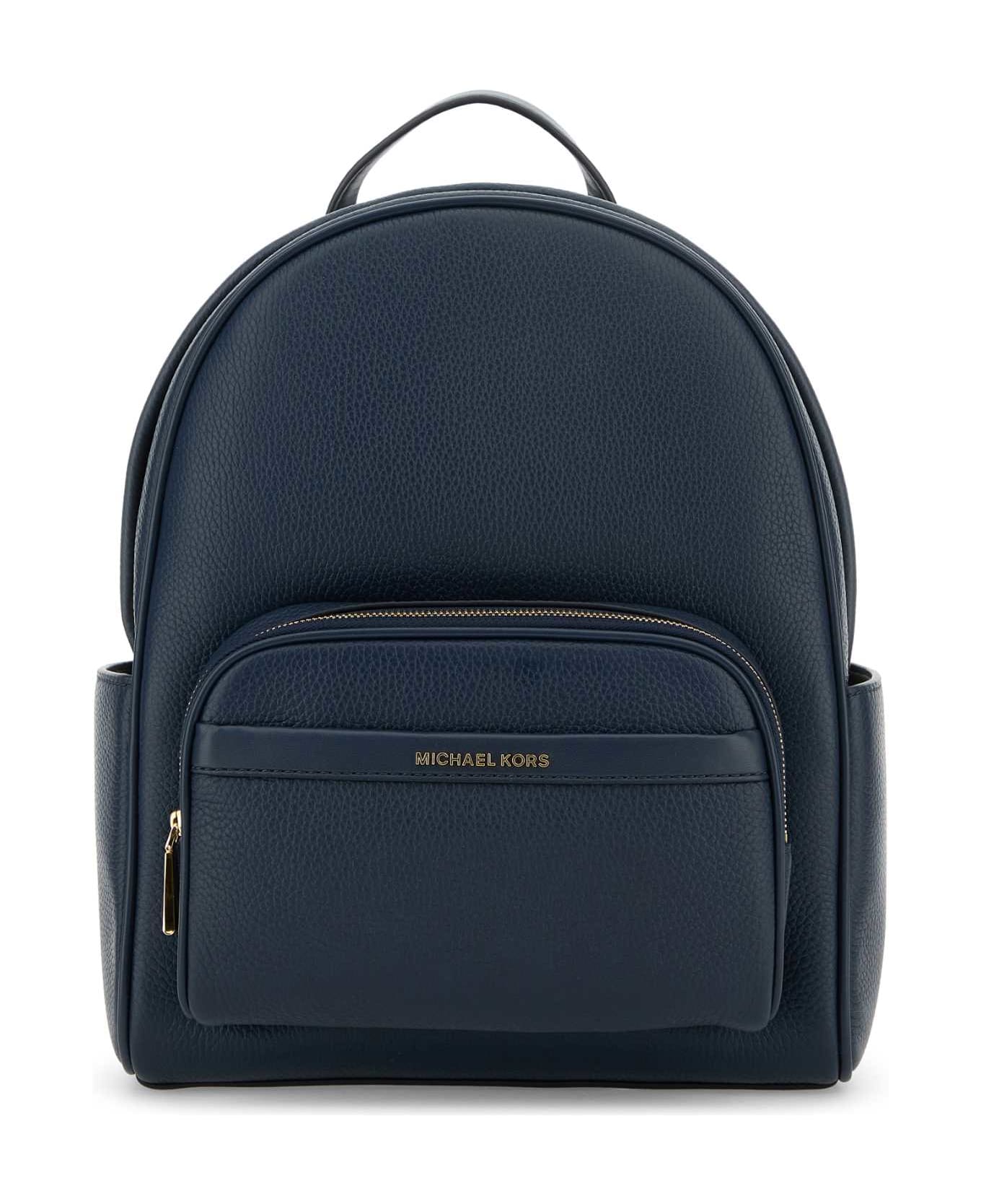 Michael Kors Navy Blue Medium Bex Backpack - NAVY