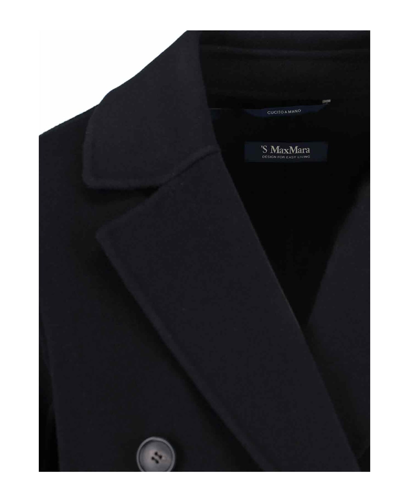 
S Max Mara 
lukas
 Double-breasted Blazer - Black  